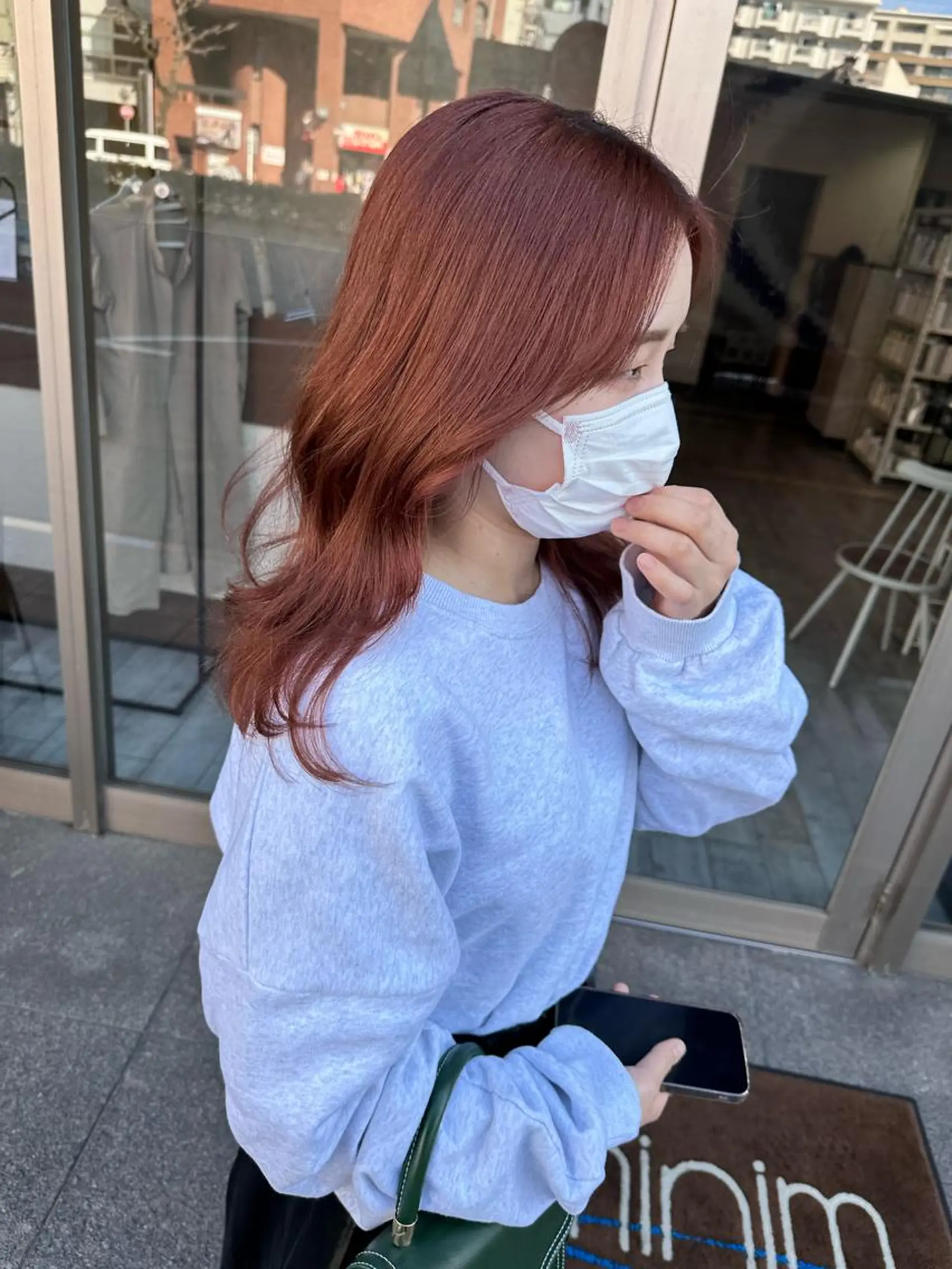 セミロング カラー カット ヘアカラー トリートメント レイヤー/高橋 みく /池下/千種のヘアスタイル