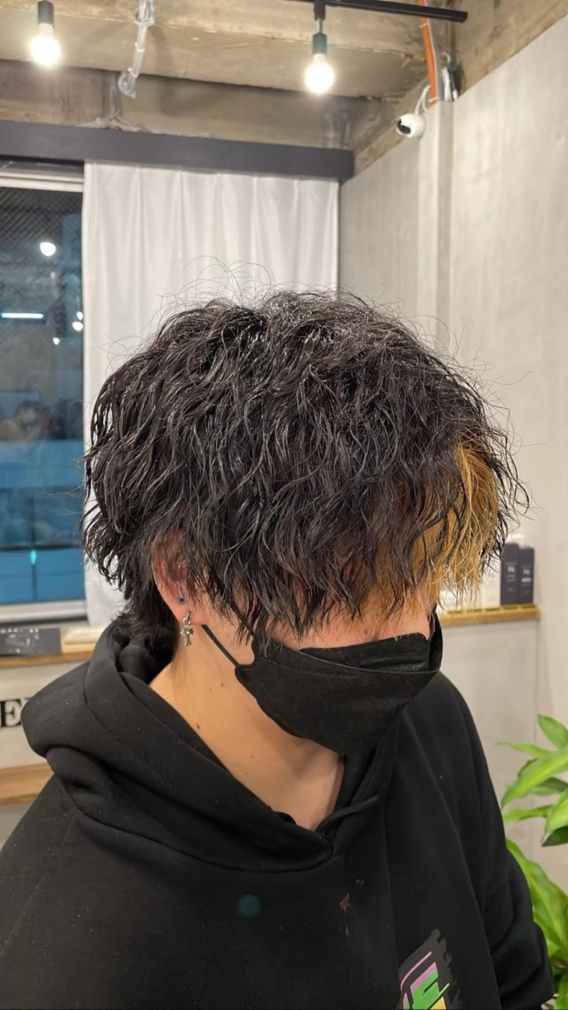 パーマ メンズ メンズパーマ 波巻きパーマ スパイラルパーマ カット パーマ ALLEN hair 京橋店のヘアスタイル