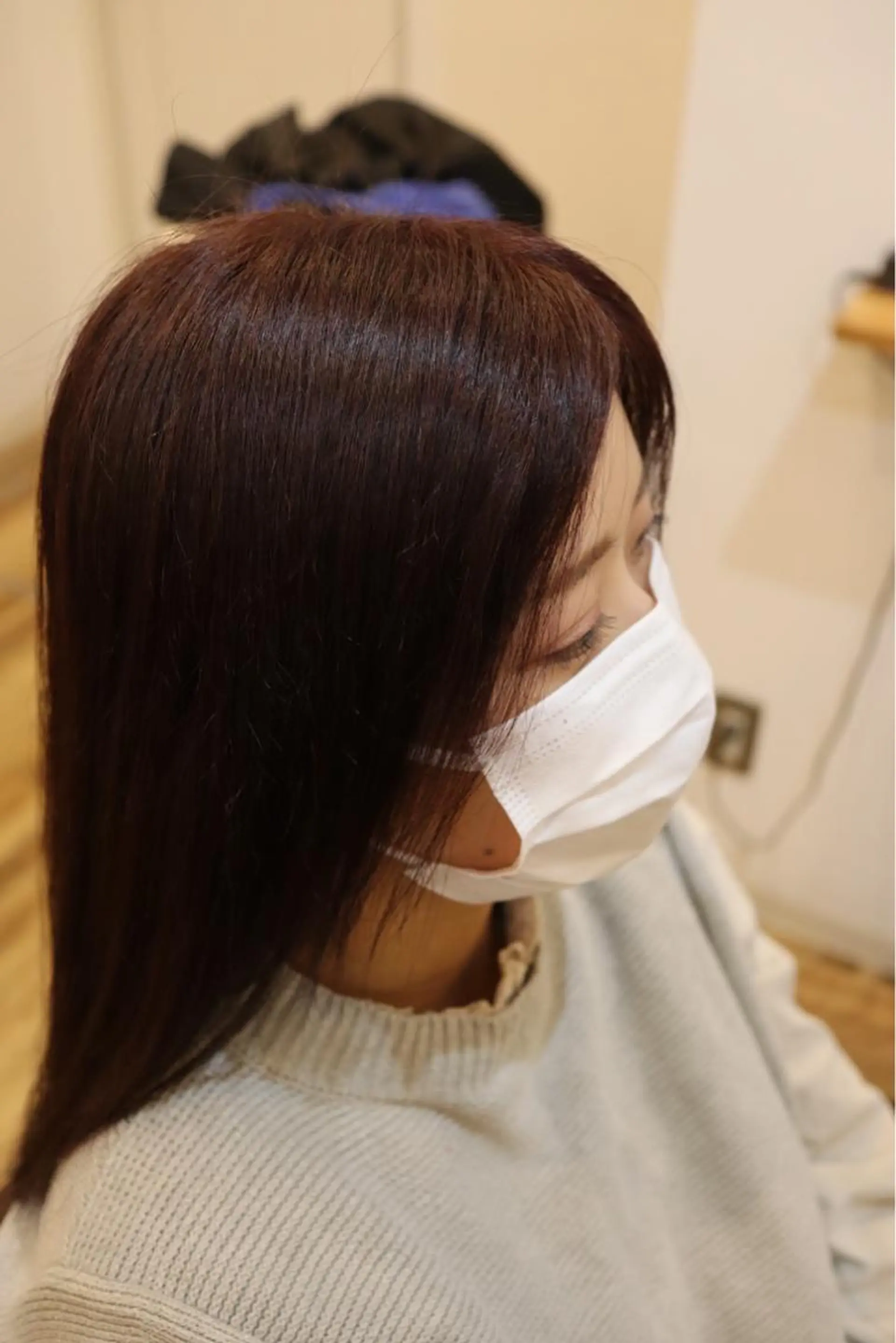 ロング カラー パープルカラー 🐰ハイトーンカラー 畠山　渡🐰のヘアスタイル