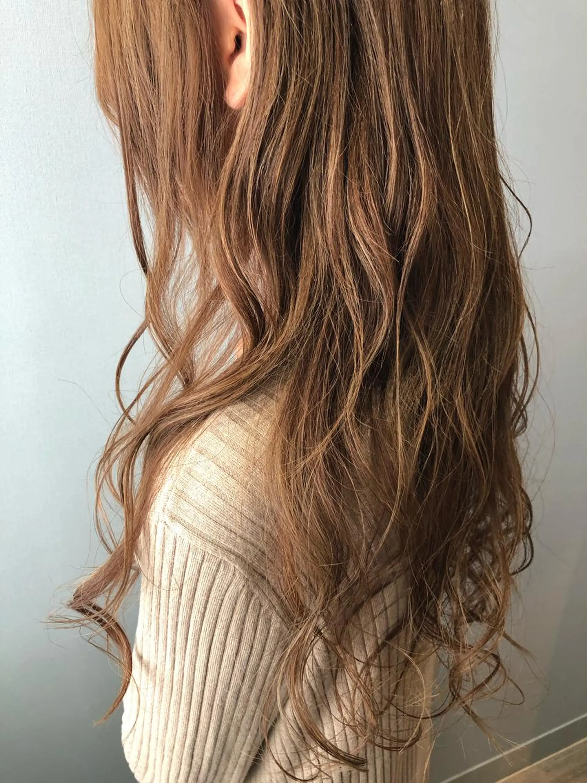 ロング カラー パーマ 艶髪/韓国レイヤー イノウエヒロキのヘアスタイル