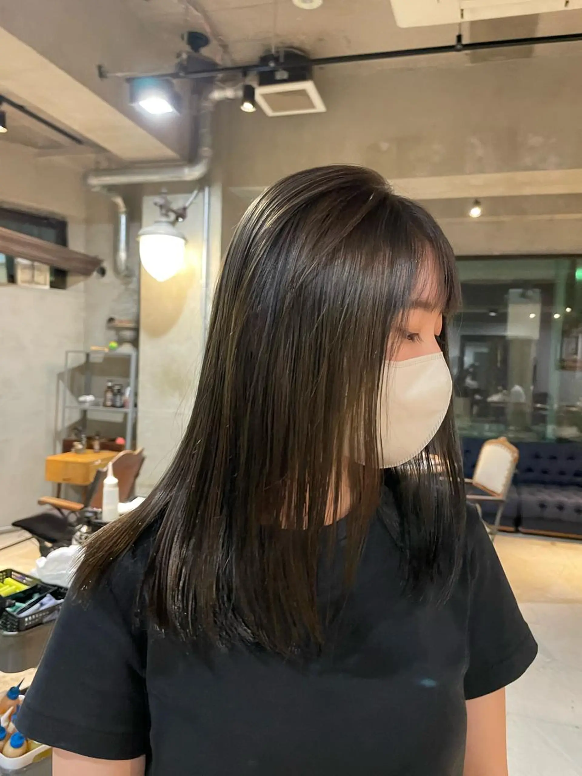 セミロング ヘアカラー トリートメント ヘアセット 🌿透明感/レイヤー 🌿TATSUKIのヘアスタイル