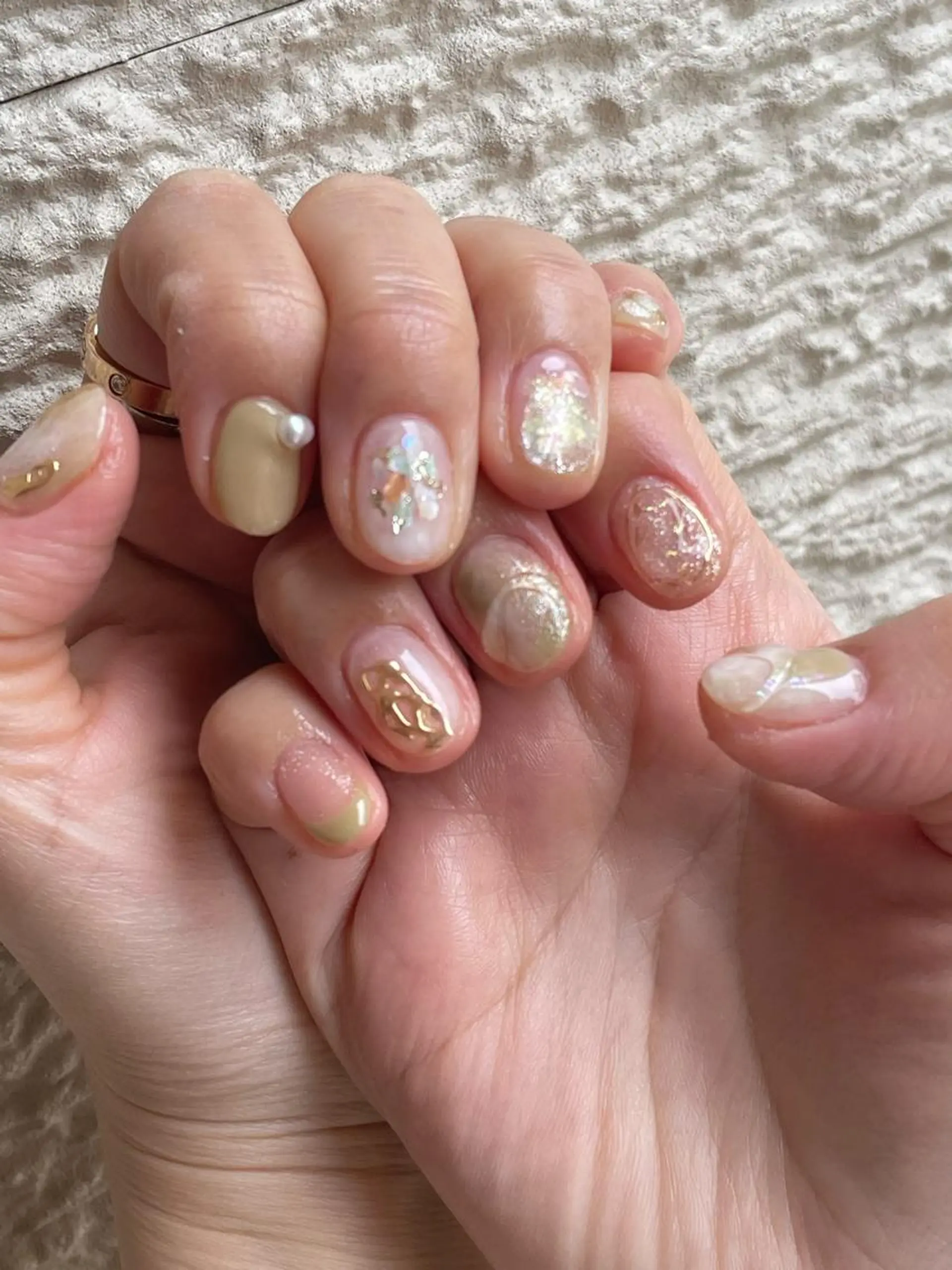 ロング カラー ヘアアレンジ キッズ ネイル マツエク・マツパ アイブロウ 福田 加奈のネイルデザイン