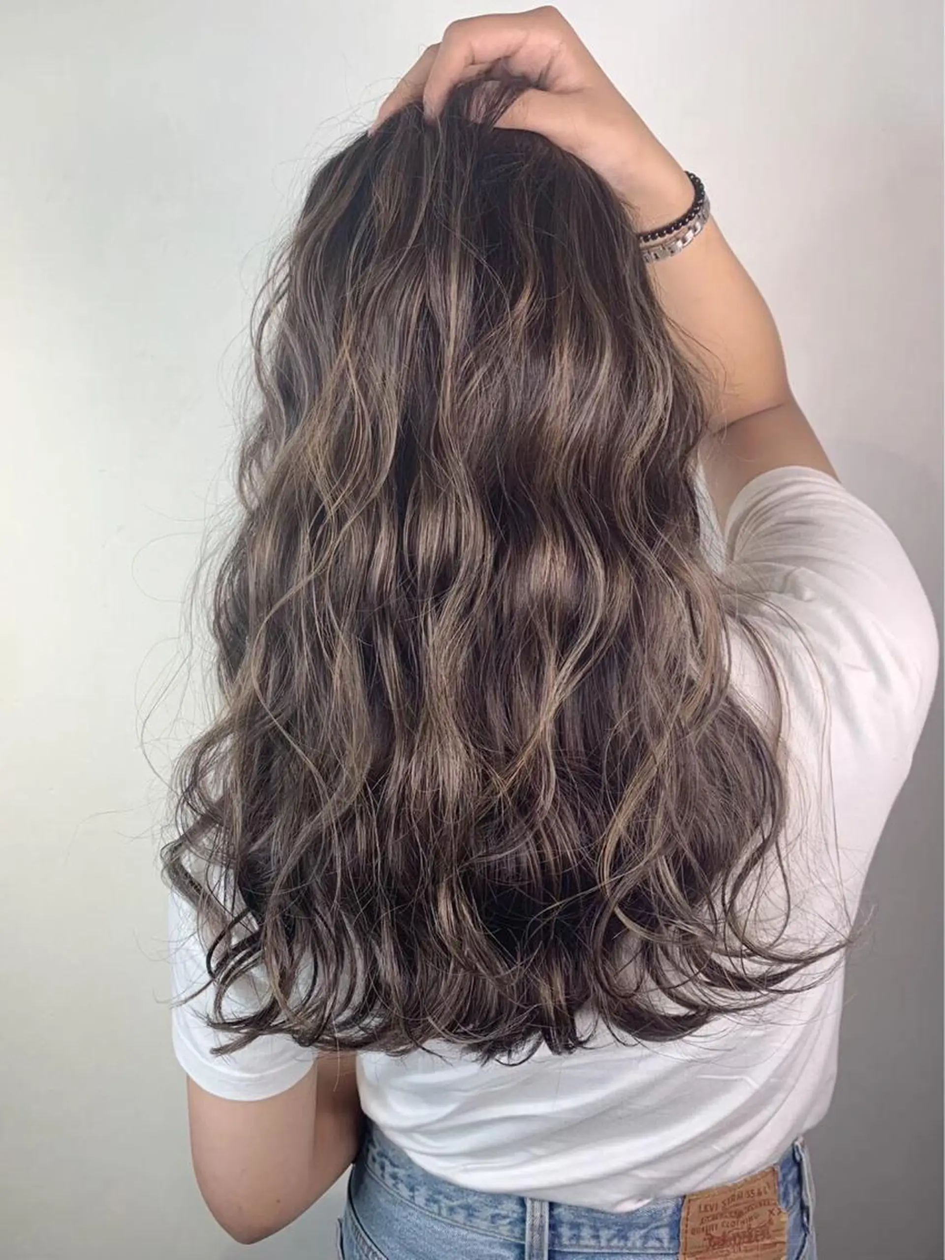 ロング カラー ヘアアレンジ レイヤーカット❤︎ 韓国ヘア❤︎YUKAのヘアスタイル