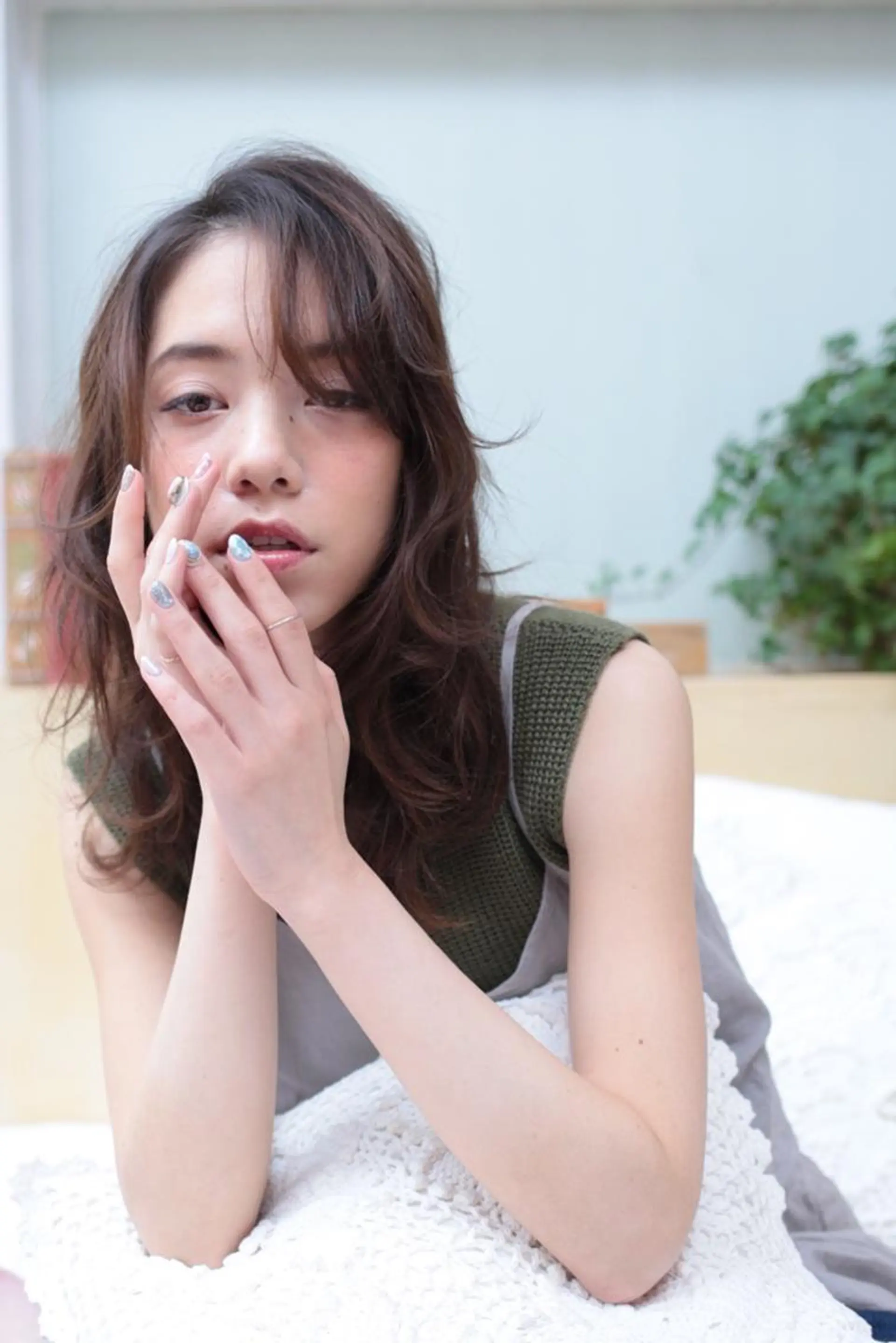 ミディアム 宮内 真乃のヘアスタイル