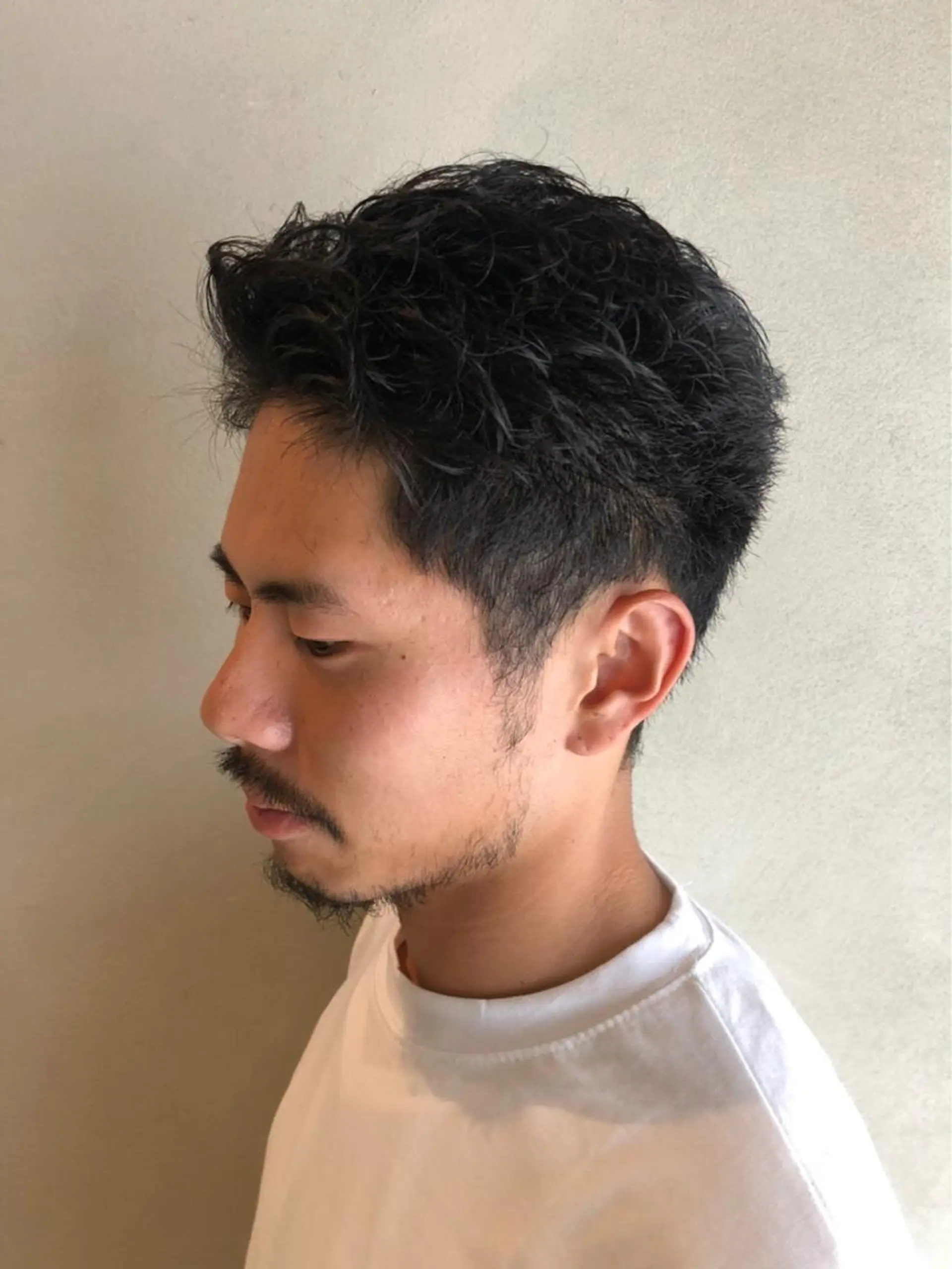 メンズ 上石神井メンズパーマ 飯田徹のヘアスタイル