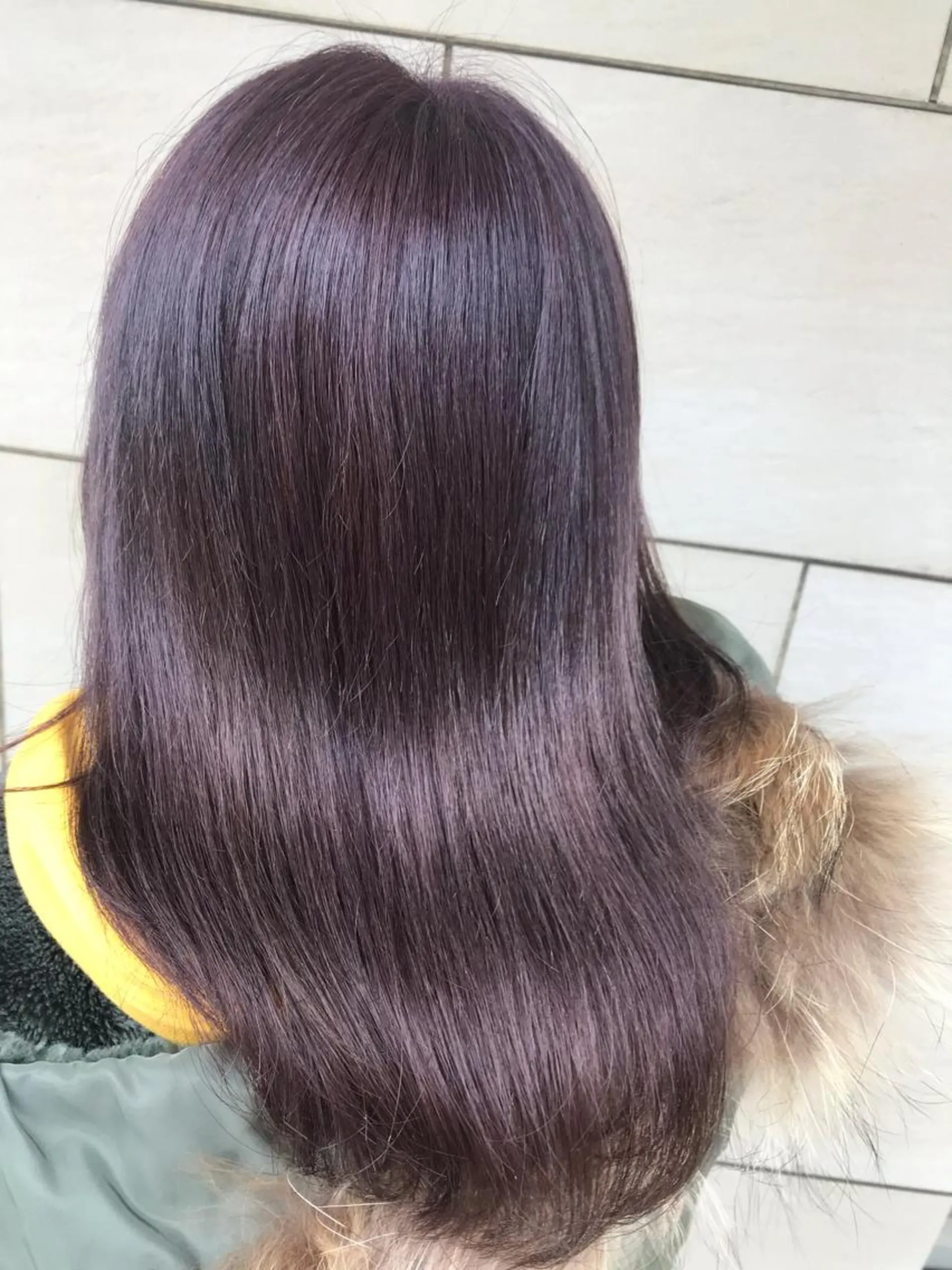 ロング パープルカラー 有馬ミク🌈 似合わせ美容師のヘアスタイル