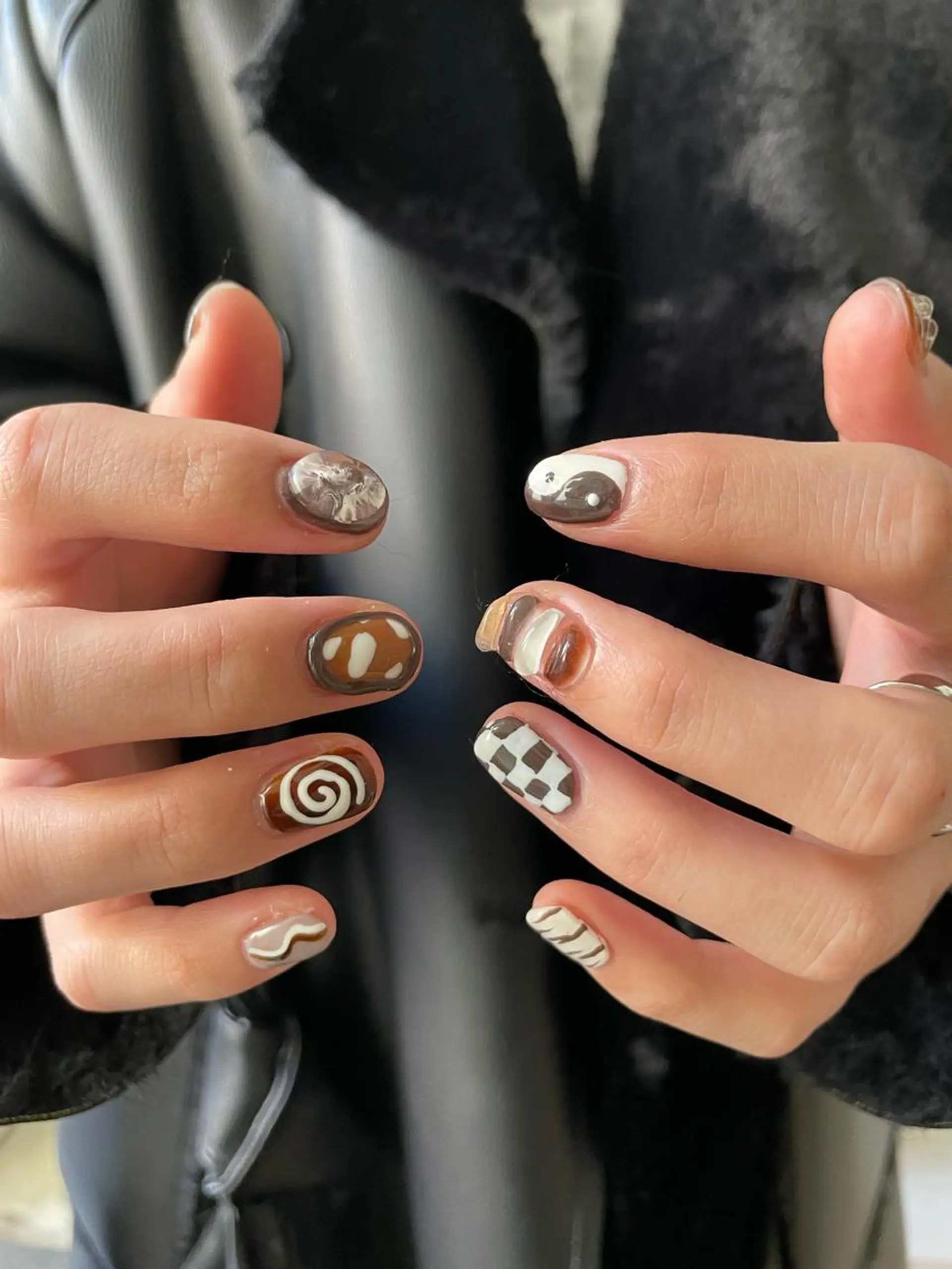 カラー ネイル ハンドネイル hair&nail ☯️アイリ☯️のネイルデザイン