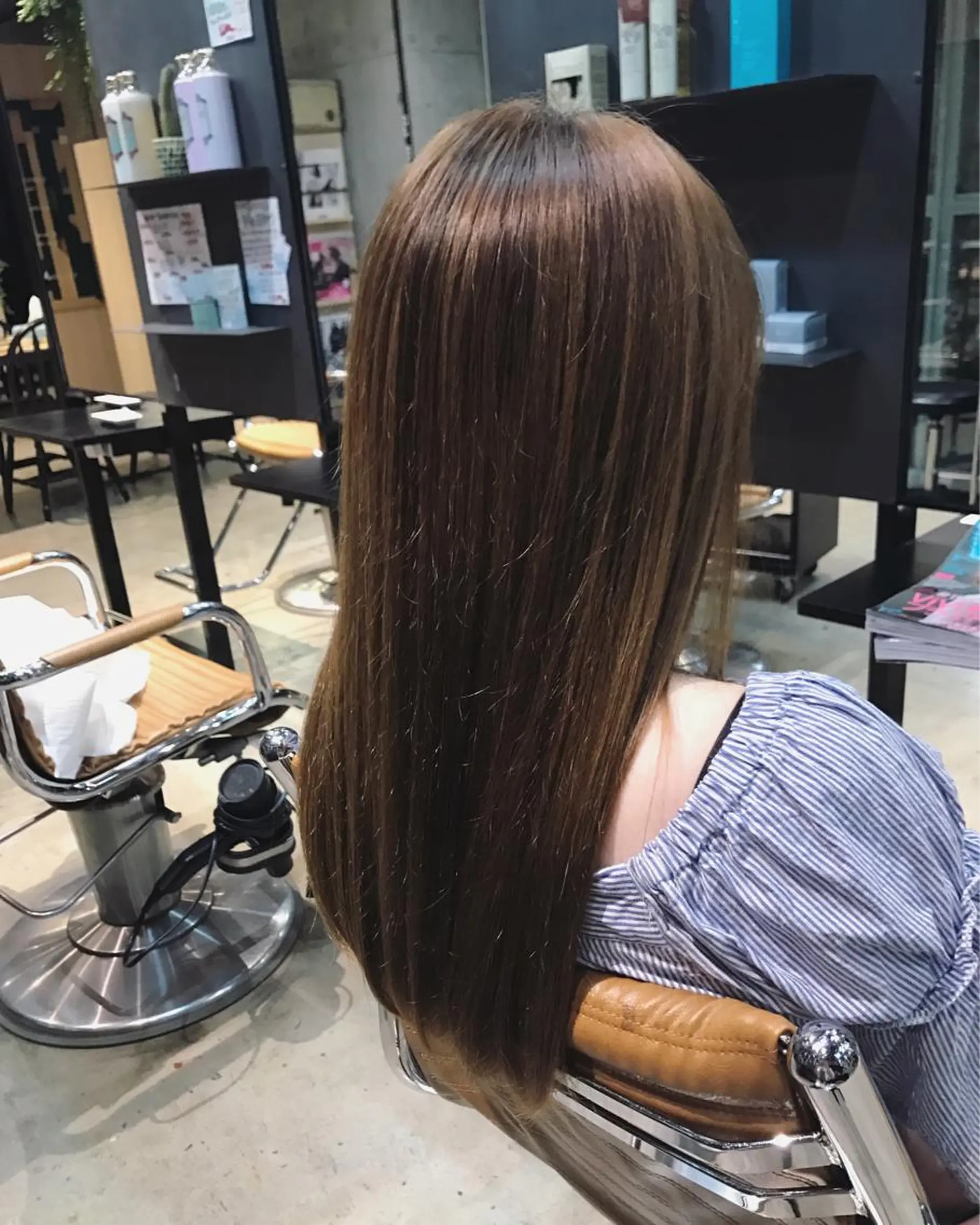 ロング カラー ハイライトカラー ハイライト 髪質改善🌟 TAKERUのヘアスタイル