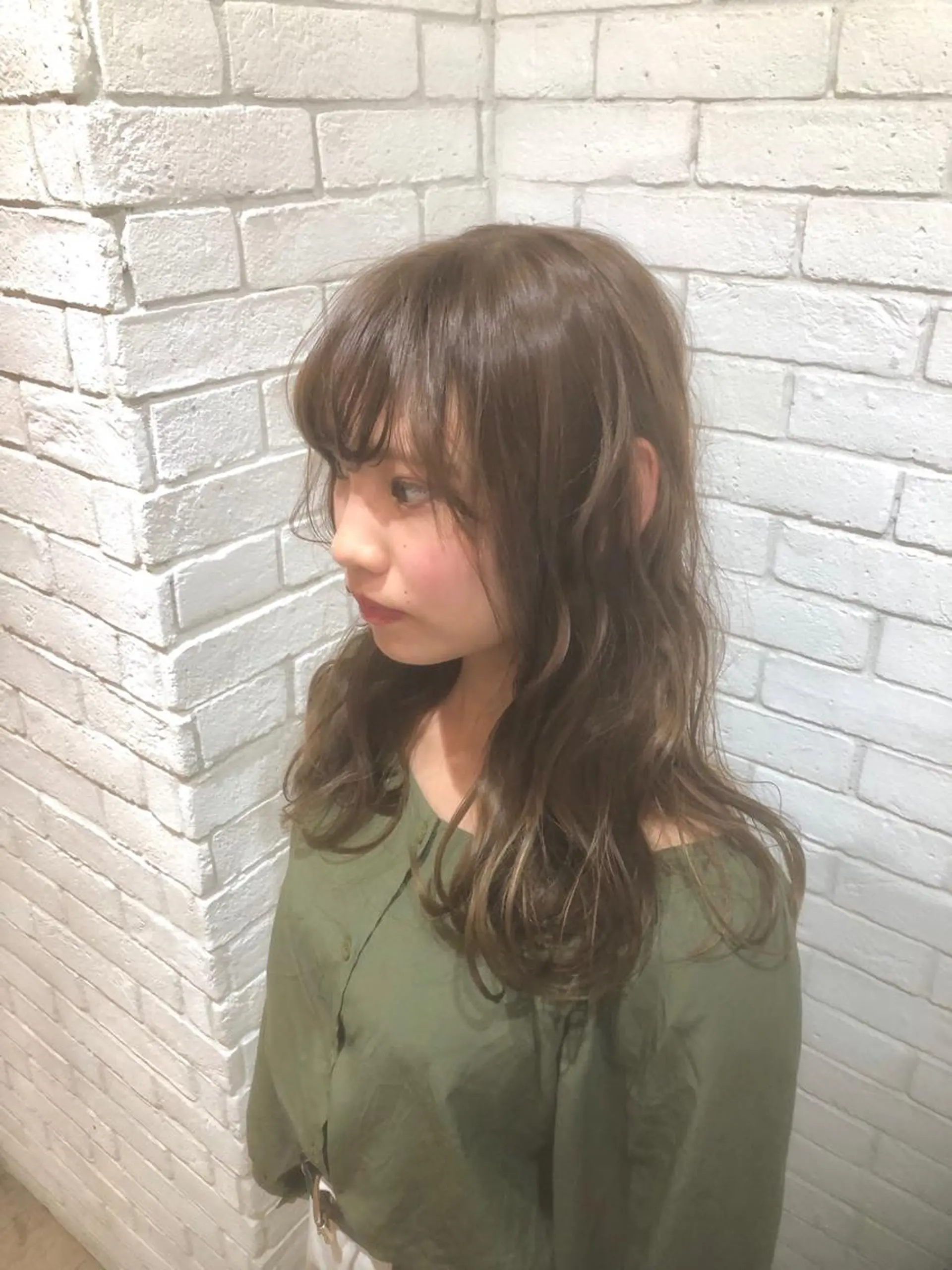 セミロング カラーアンドケアリタ kitamuuuのヘアスタイル