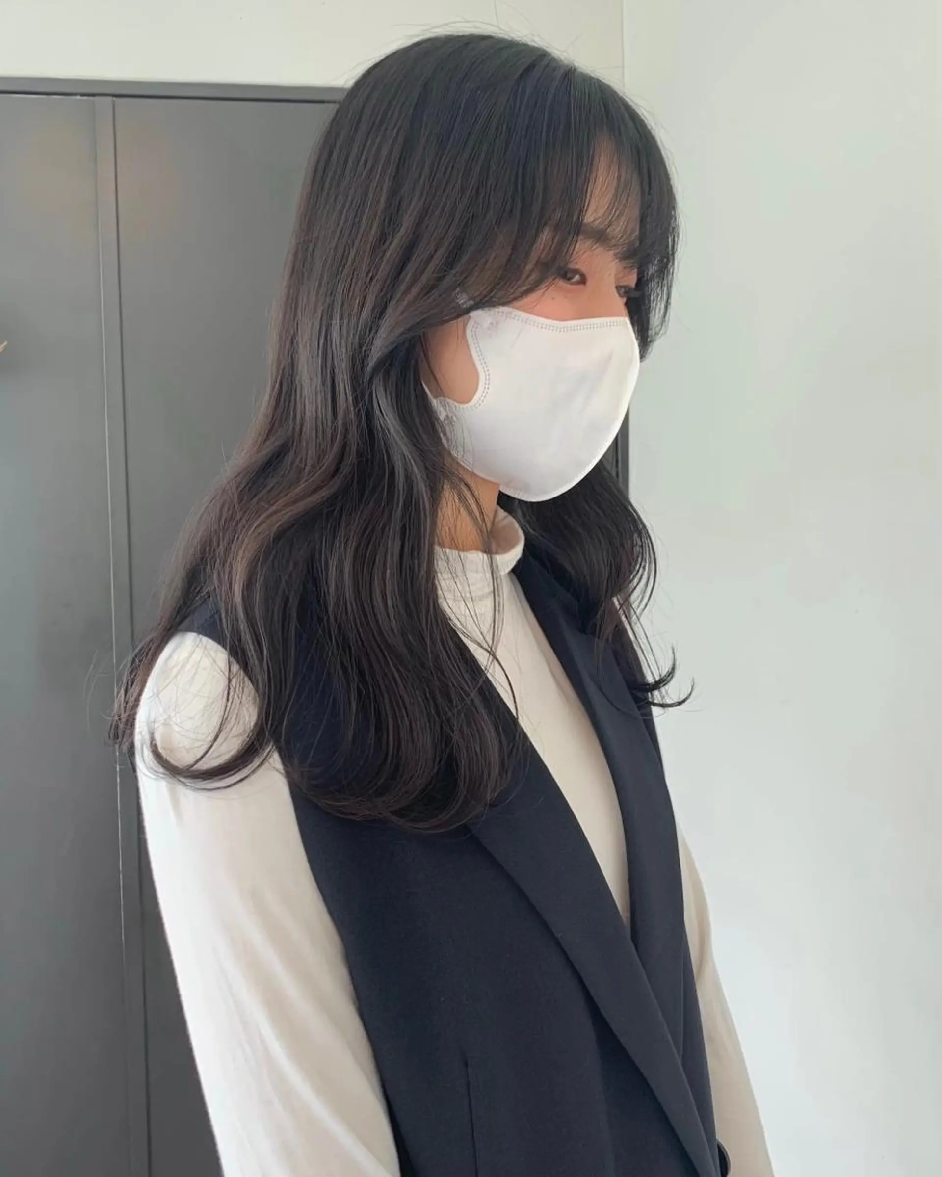 セミロング カラー カット 村田 来倖のヘアスタイル