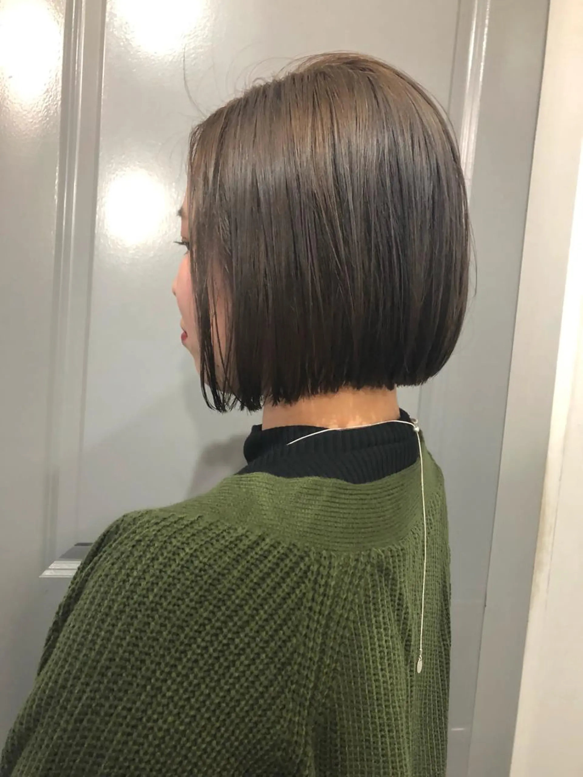 ミディアム カラー ブリーチ ケアブリーチ グレージュ Pia hair Design Yakuin所属・Pia ツボイ ケイタのヘアスタイル