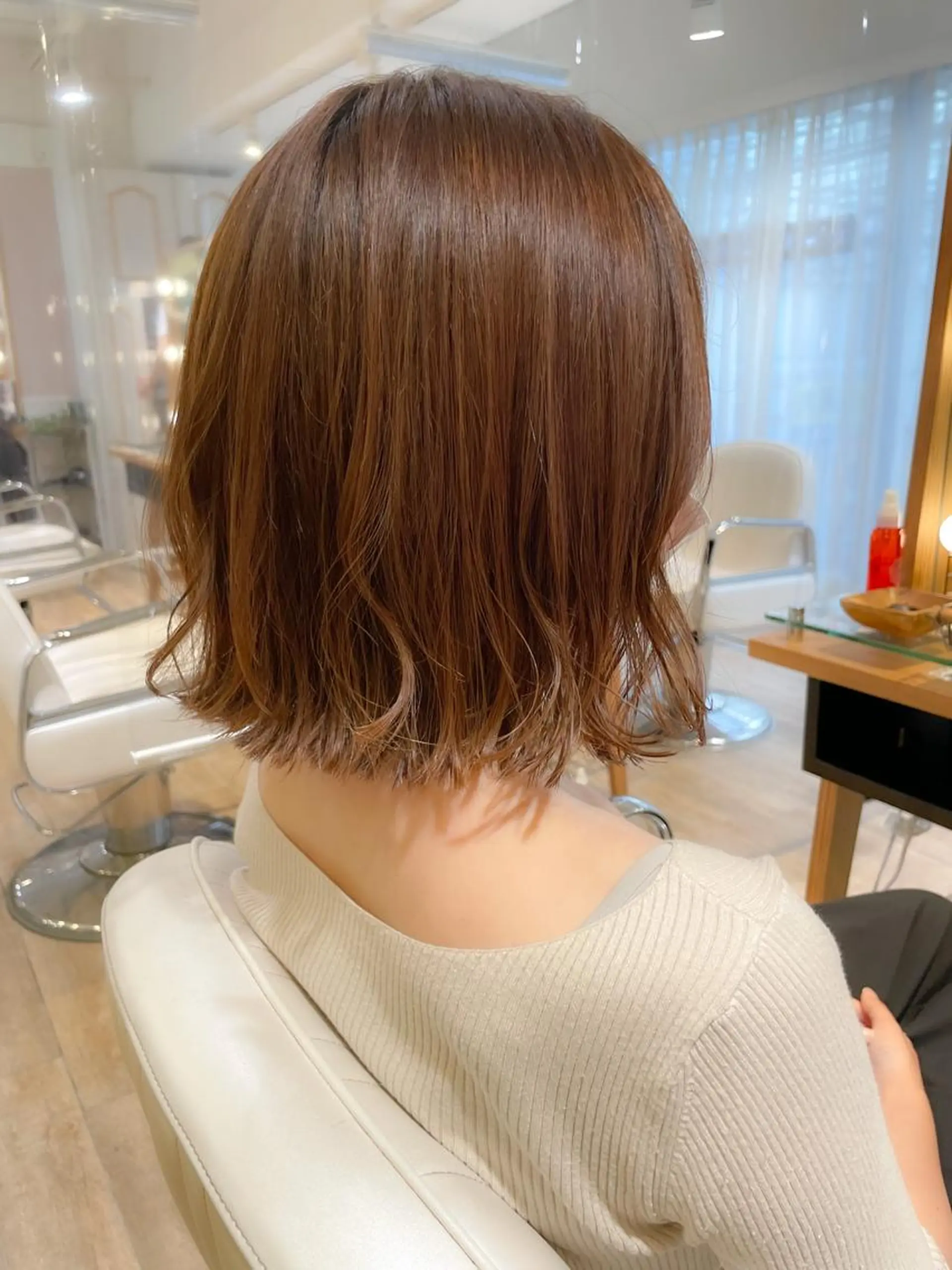 ショート ボブ ボブ ブリーチ/miinaのヘアスタイル