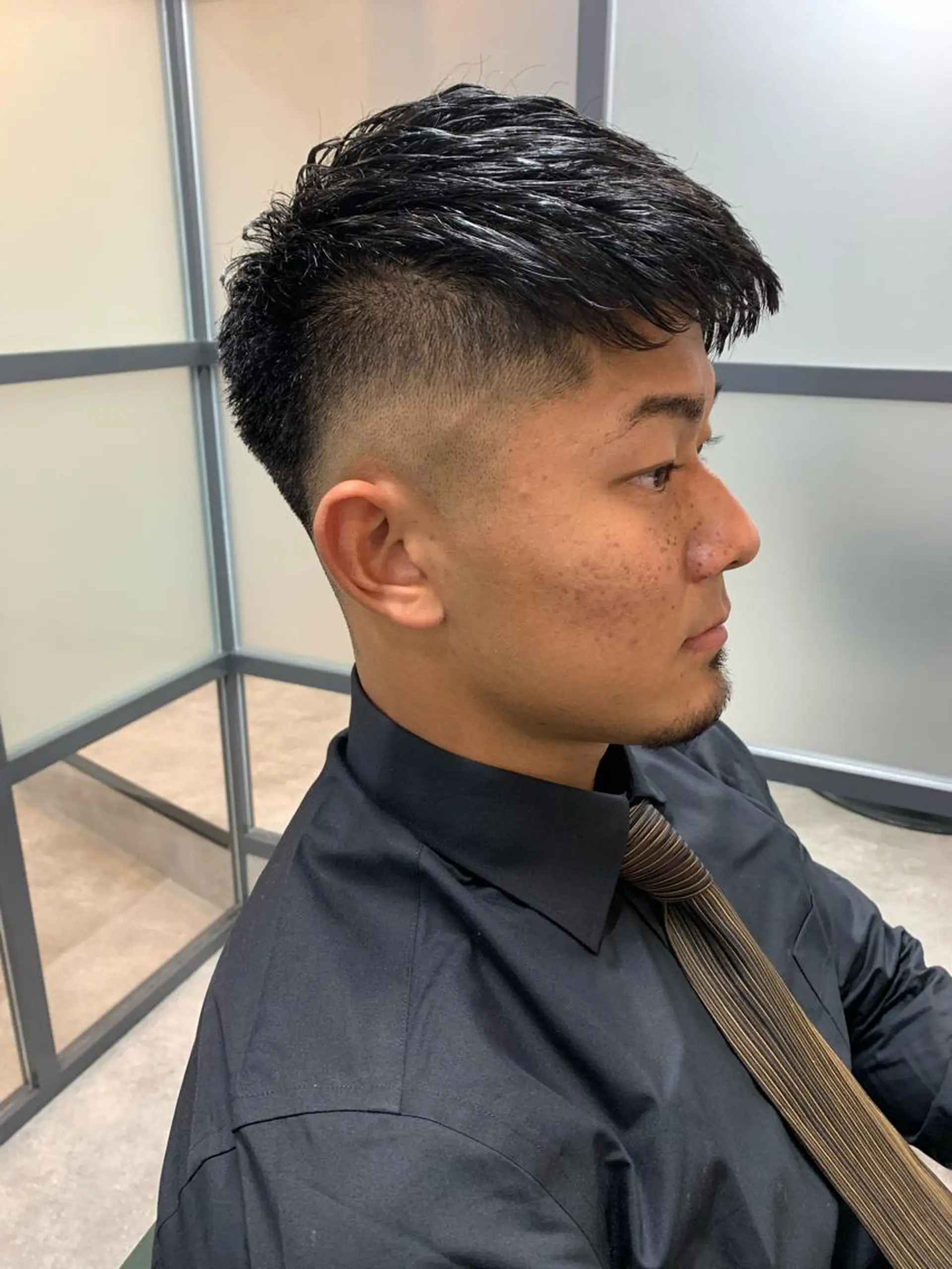 ショート メンズ カット 【S.BROOM】 店長　西川徹のヘアスタイル