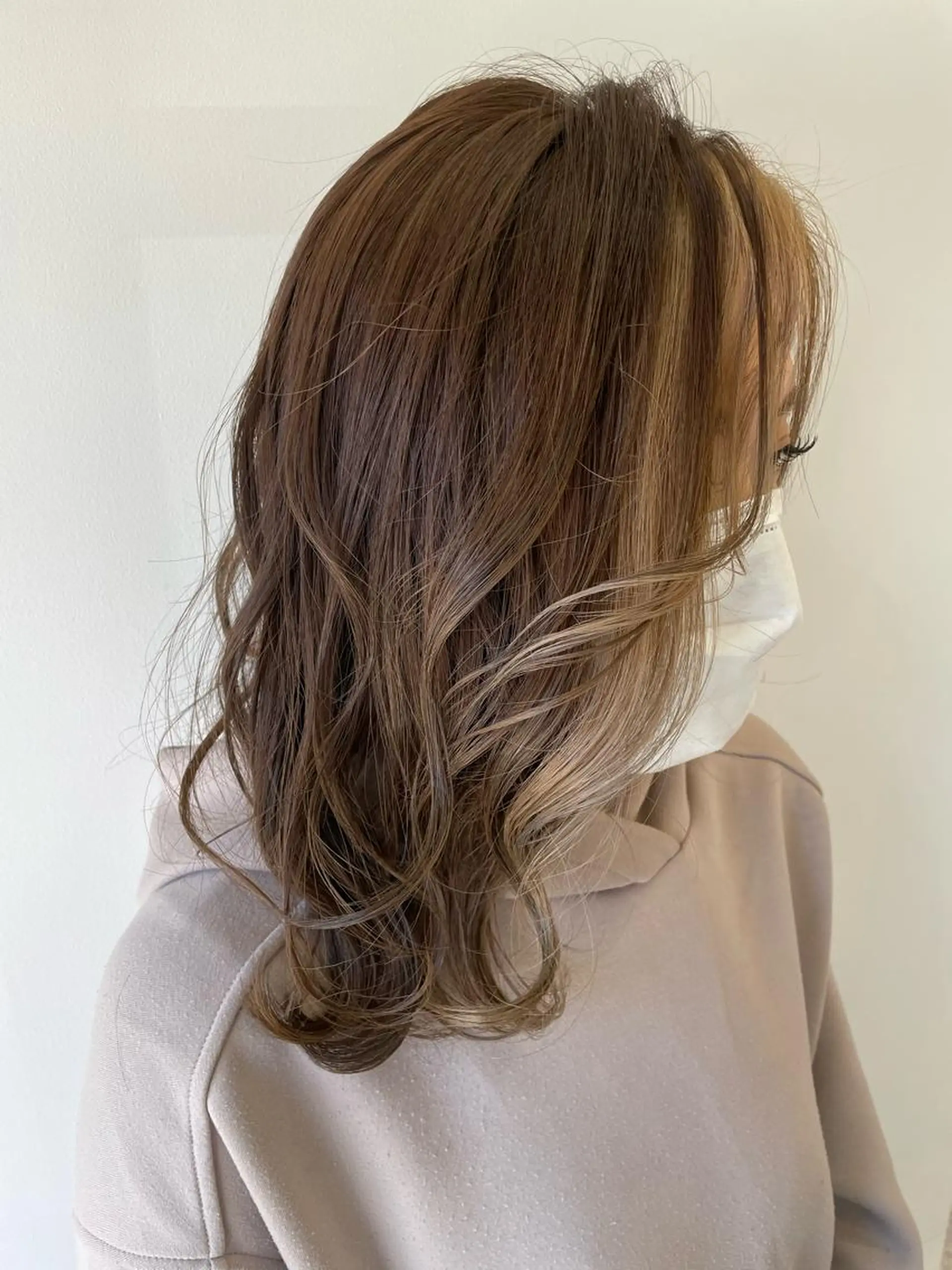 セミロング カラー 🫧うる艶ナチュラル Ayana🫧のヘアスタイル