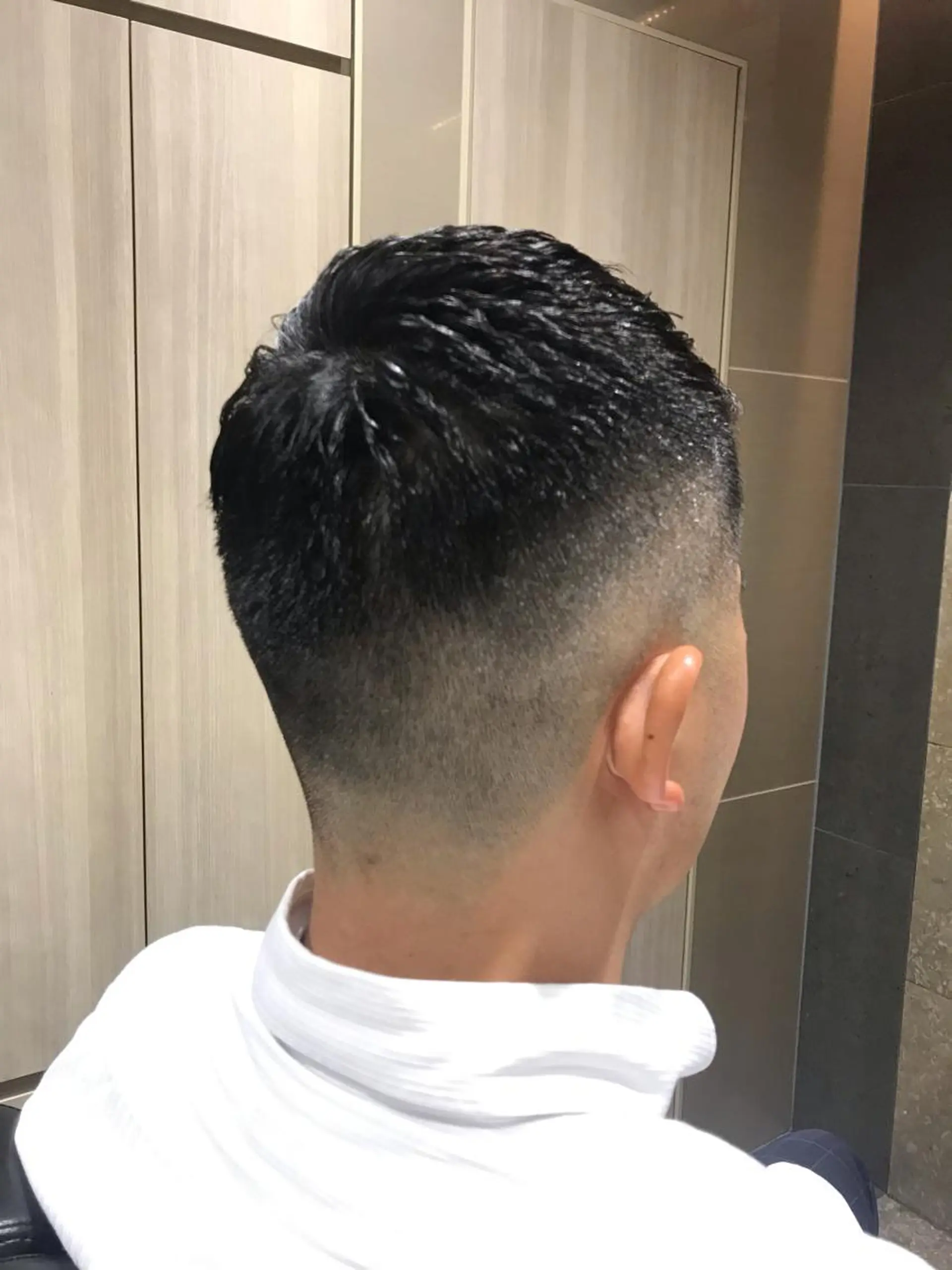 ショート プレミアムバーバー 表参道のヘアスタイル