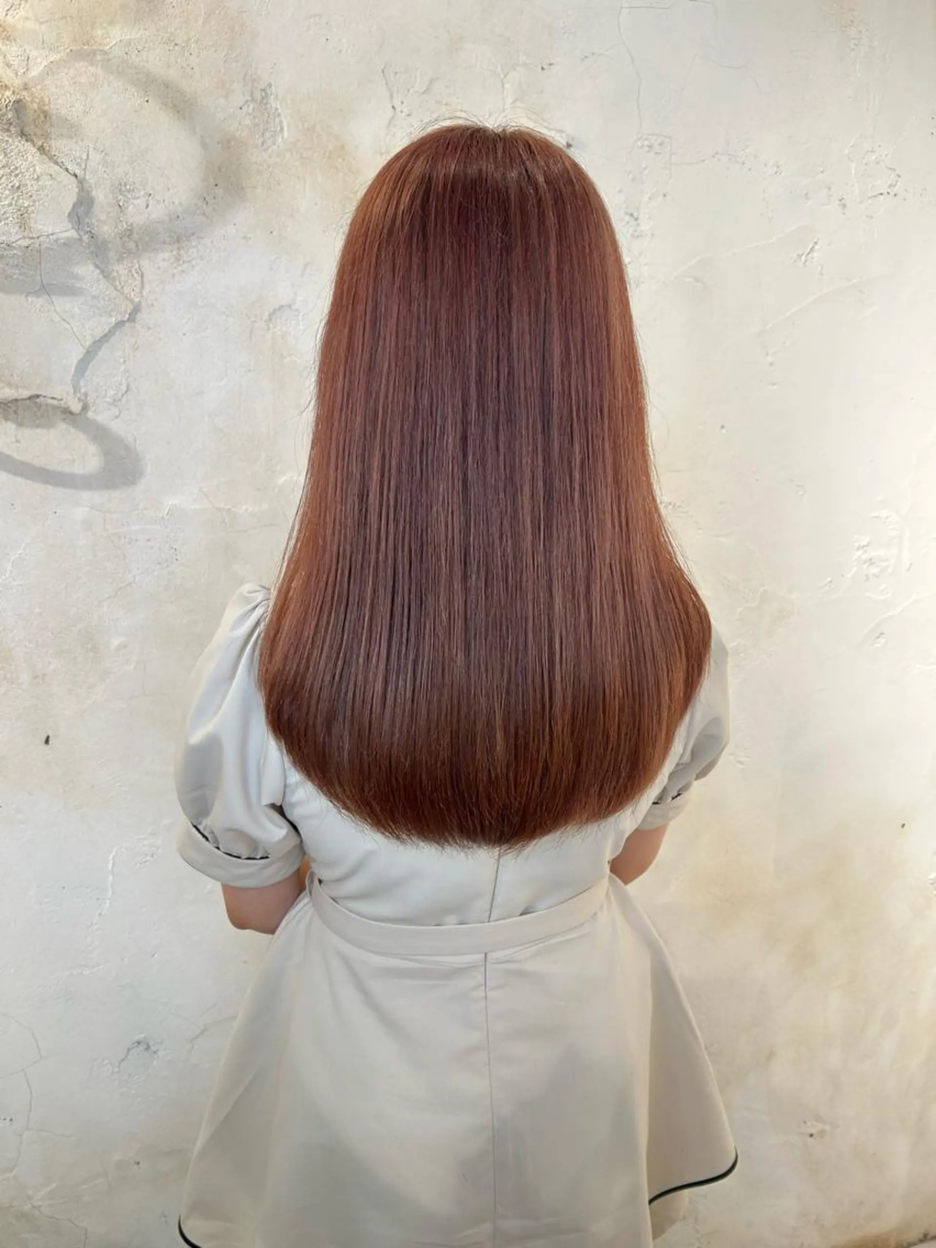 セミロング カラー ベージュカラー ブリーチ ダブルカラー ミルクティーベージュ ブリーチなしカラー 【透明感カラー】 harunaのヘアスタイル
