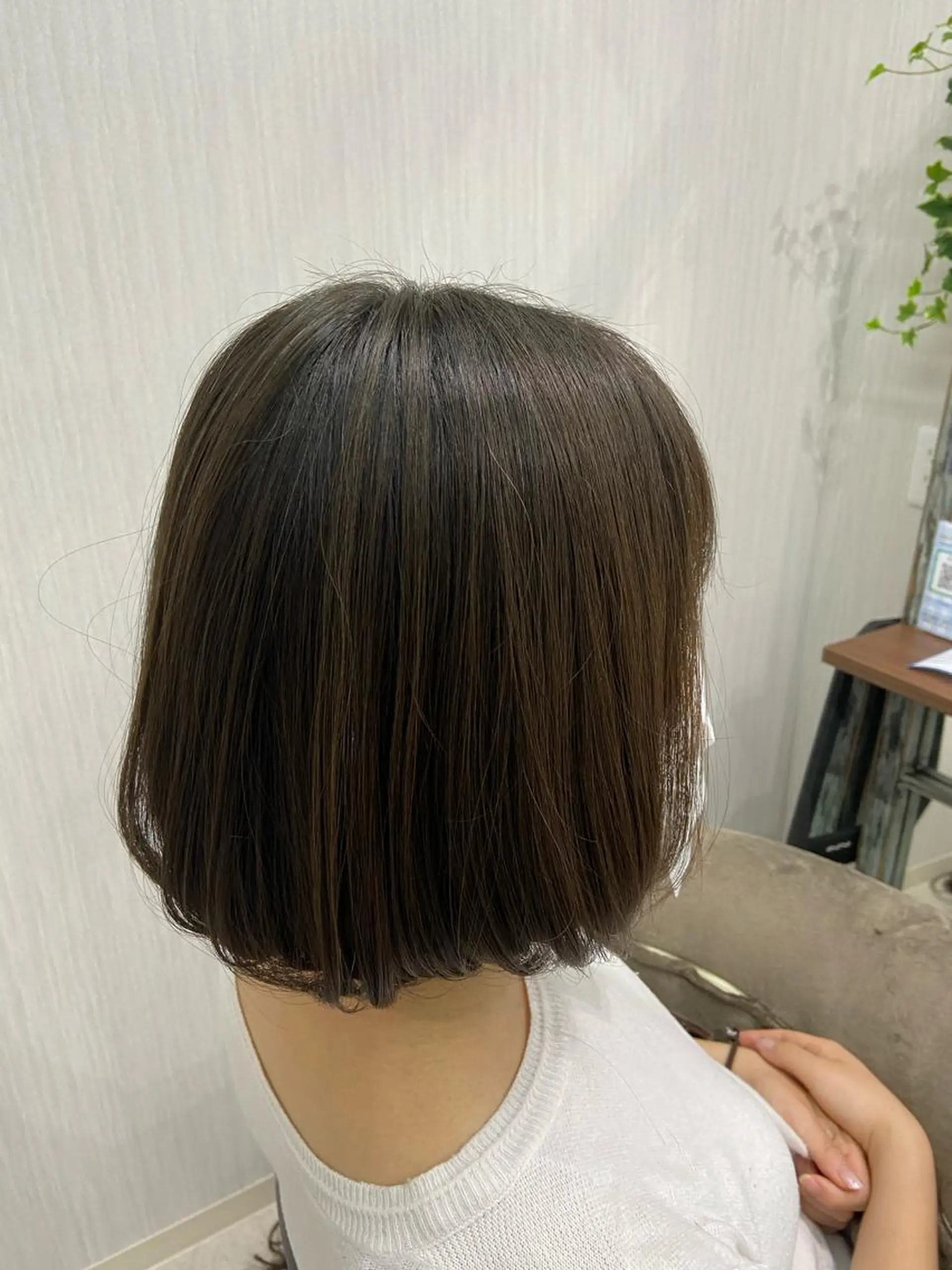 ミディアム カットパーマ✂️ 小坂田玲亜のヘアスタイル