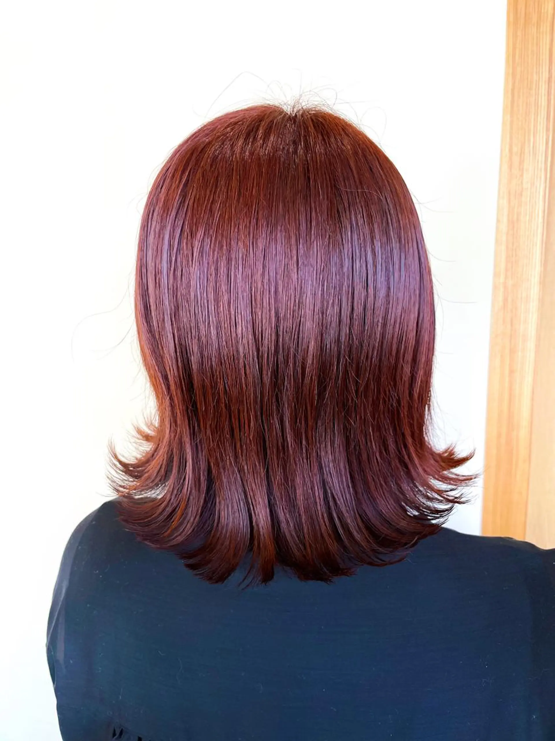 ミディアム オレンジブラウン times salon所属・ショートと髪質改善 達人⭐️村上将梧のヘアスタイル