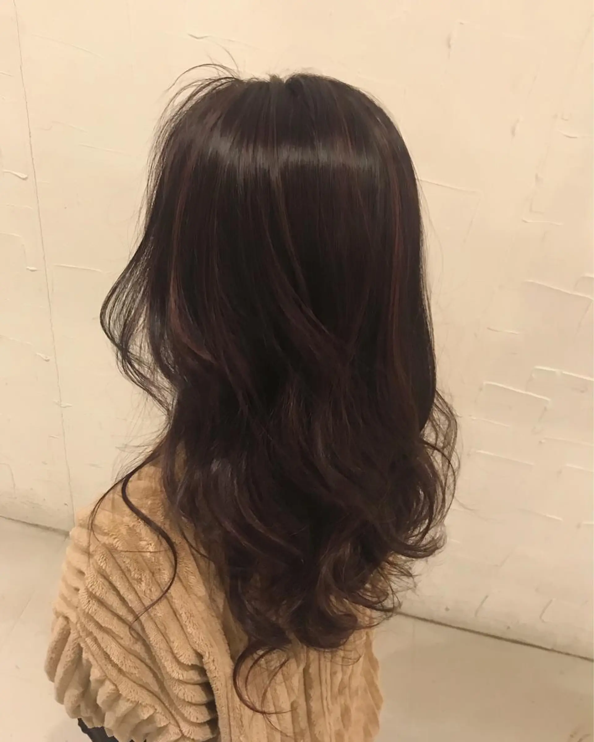 ロング カラー バレイヤージュ ピンクカラー レイヤーカット hair make addict (ヘアーメイク アディクト)所属・addict⭐️ 江川　颯也💎のヘアスタイル