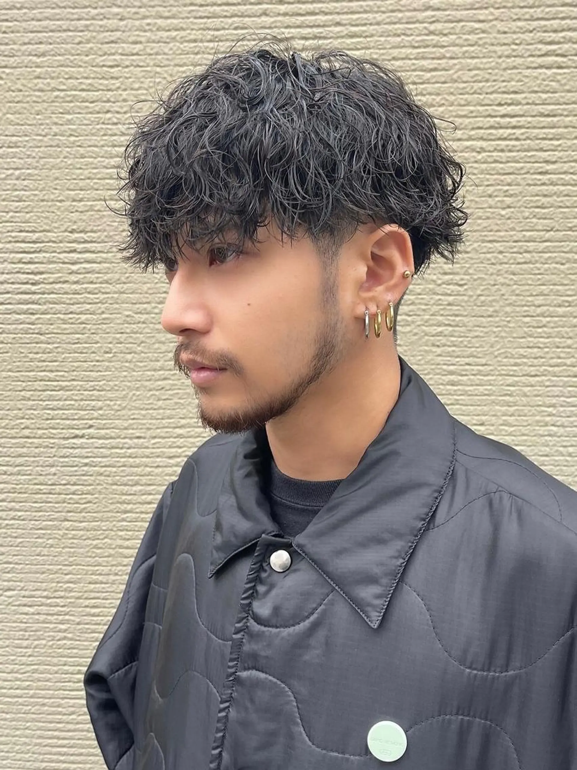 ショート パーマ メンズ メンズパーマ 波巻きパーマ SENTA✨メンズ パーマ✨fifth栄のヘアスタイル