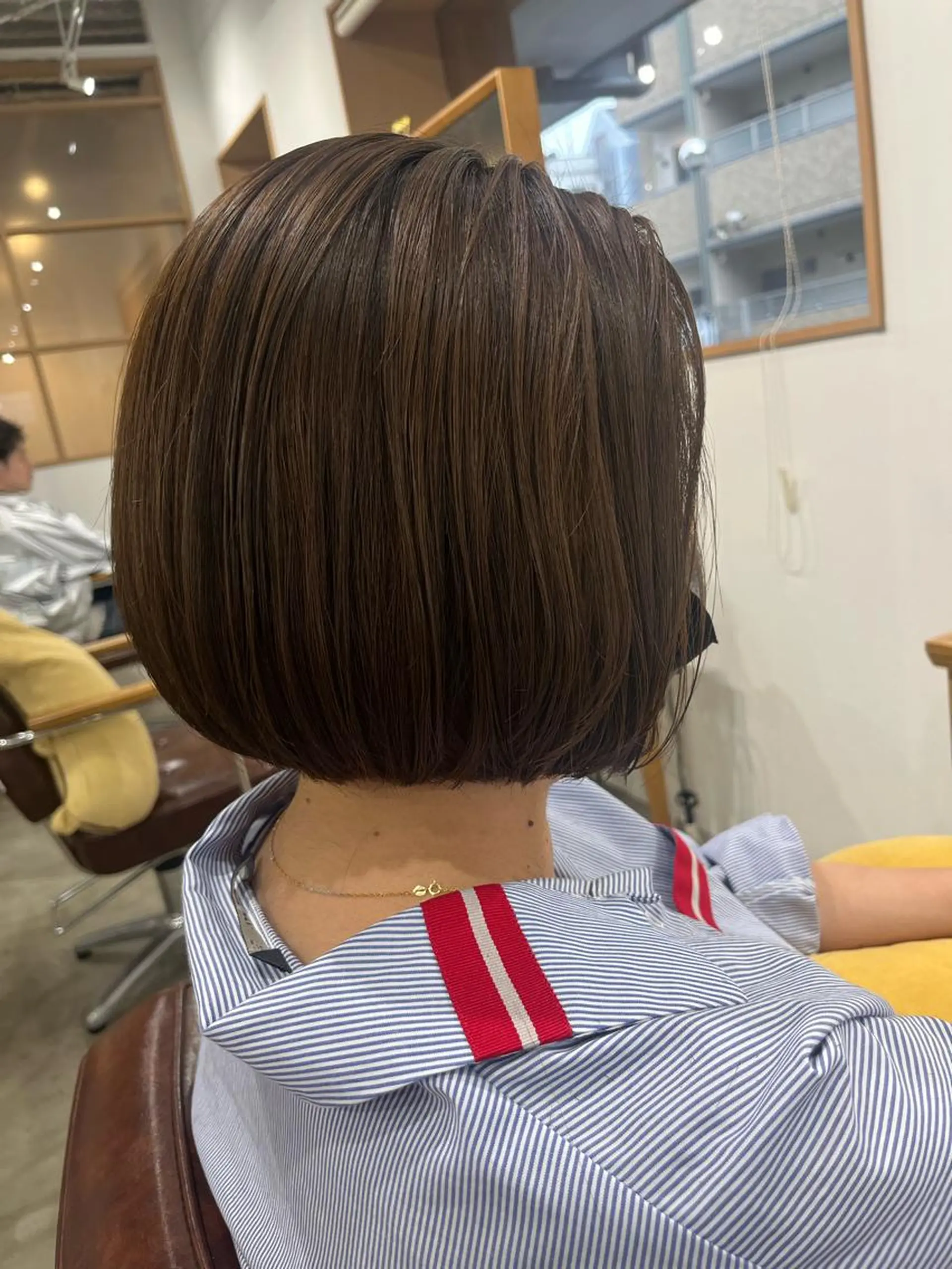 ショート カラー アッシュ ボブ 三島 有佳里のヘアスタイル