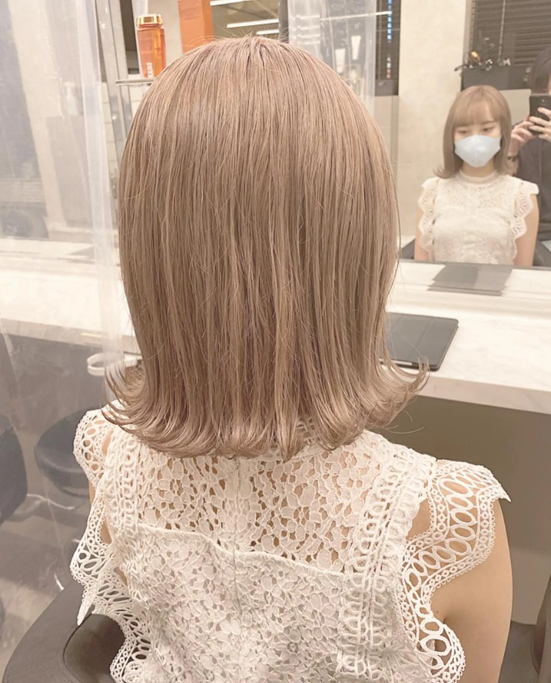 ミディアム カラー ヘアアレンジ 💞あざと可愛い💞 児玉大地のヘアスタイル