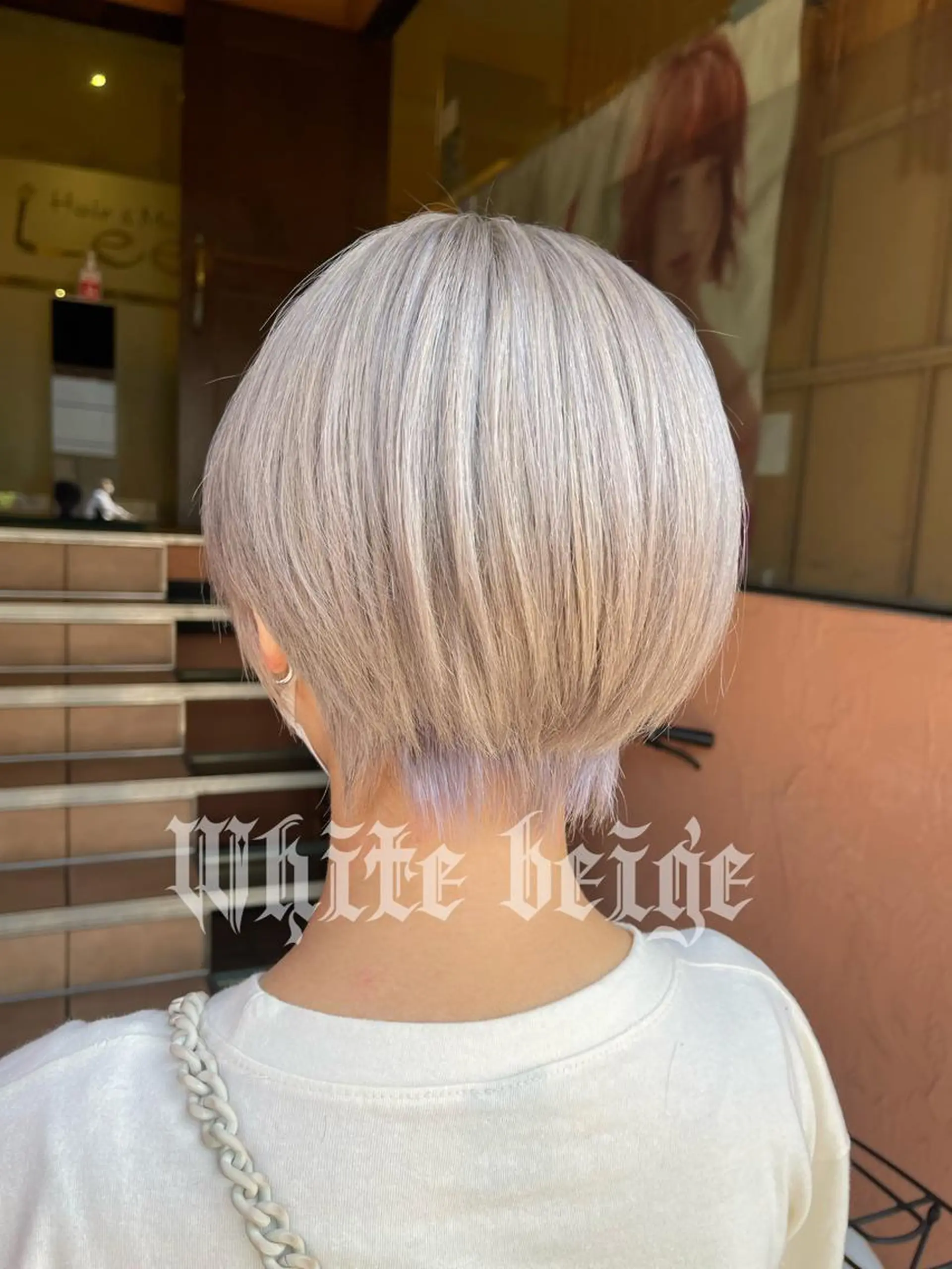 ショート カラー ブリーチ カット ヘアカラー トリートメント 海外レイヤー/ レイヤーカット/和田のヘアスタイル