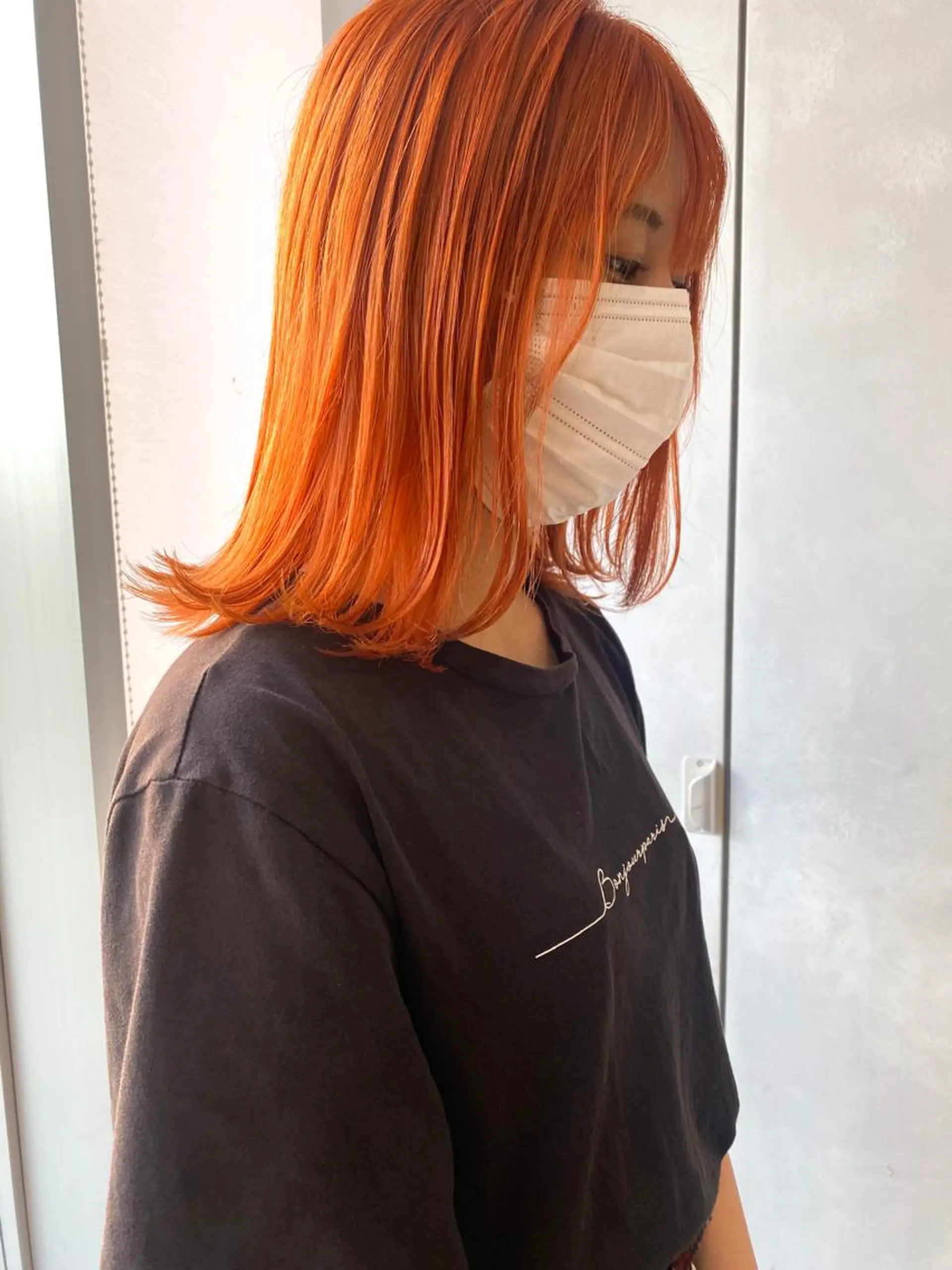 ミディアム カラー ヘアアレンジ カット ヘアカラー #ブリーチカラー Akihoのヘアスタイル