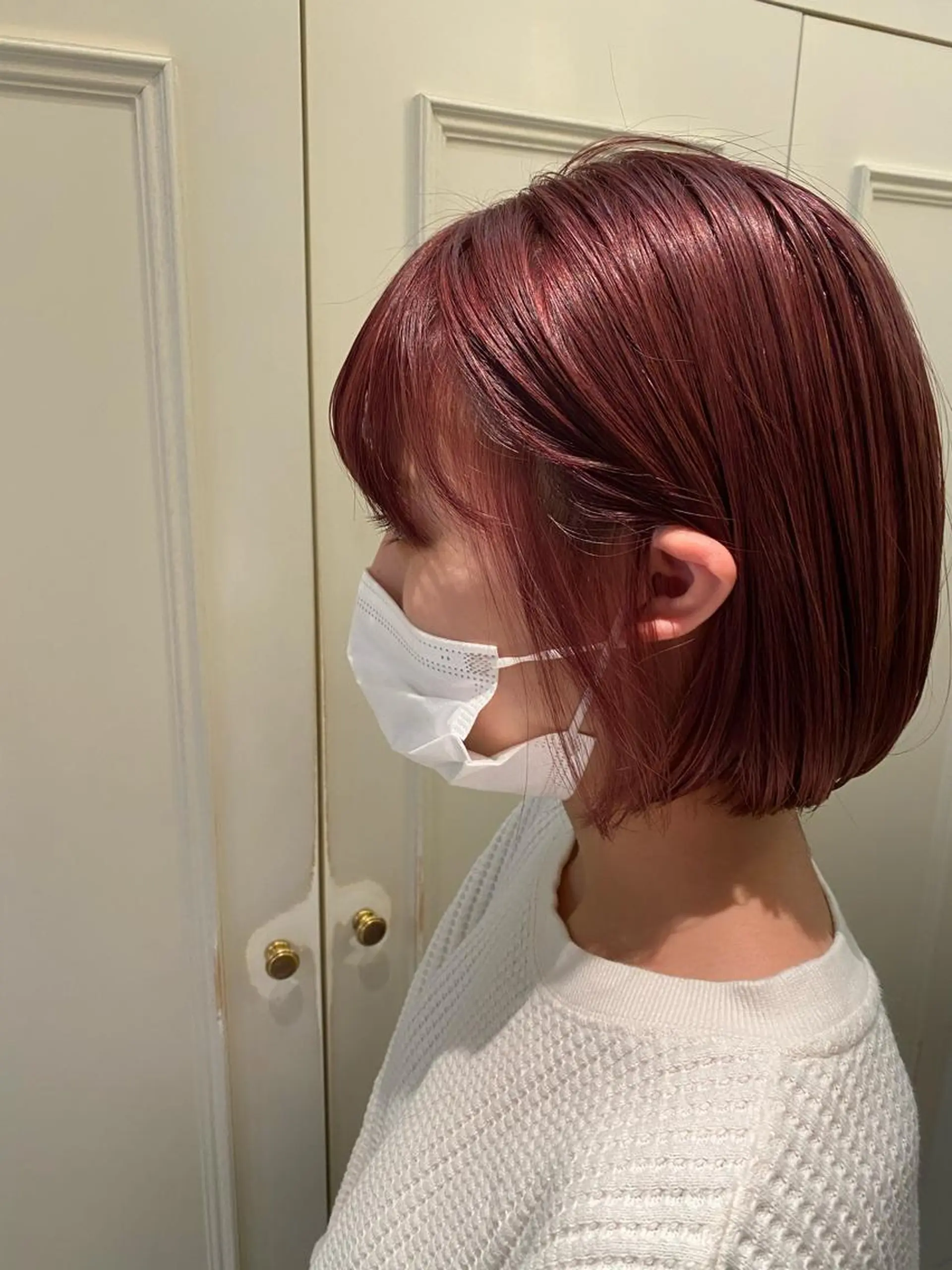 ミディアム ボブ カット トリートメント 大久保 愛のヘアスタイル