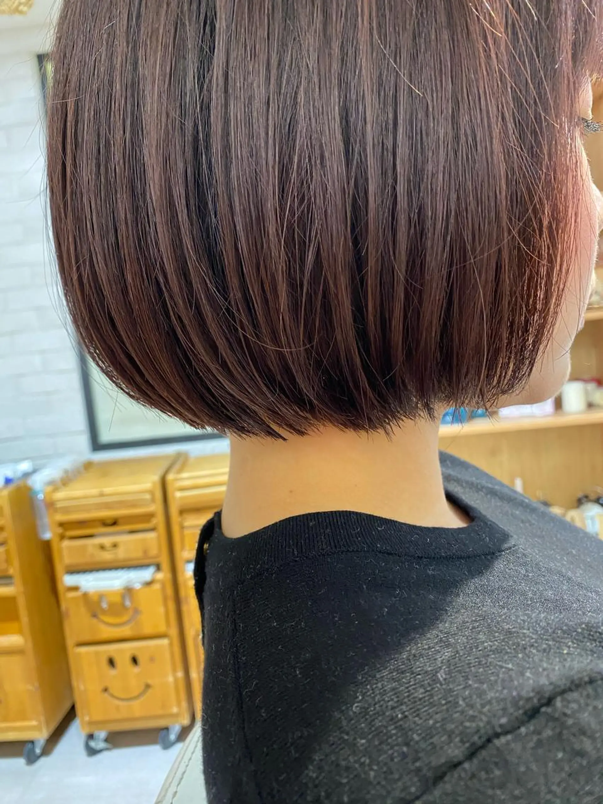 ショート カラー ヘアアレンジ ボブ 金子 富士のヘアスタイル