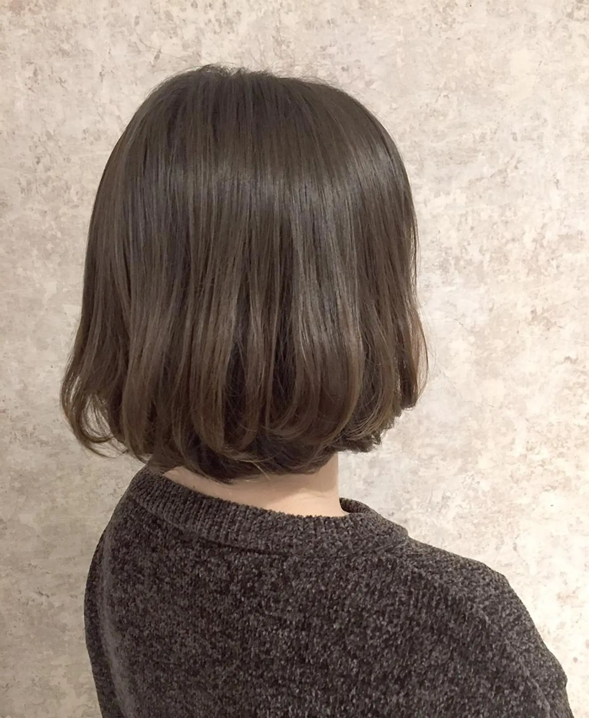 ミディアム カラー パーマ 小顔カット✨ 透明感カラー/村上のヘアスタイル