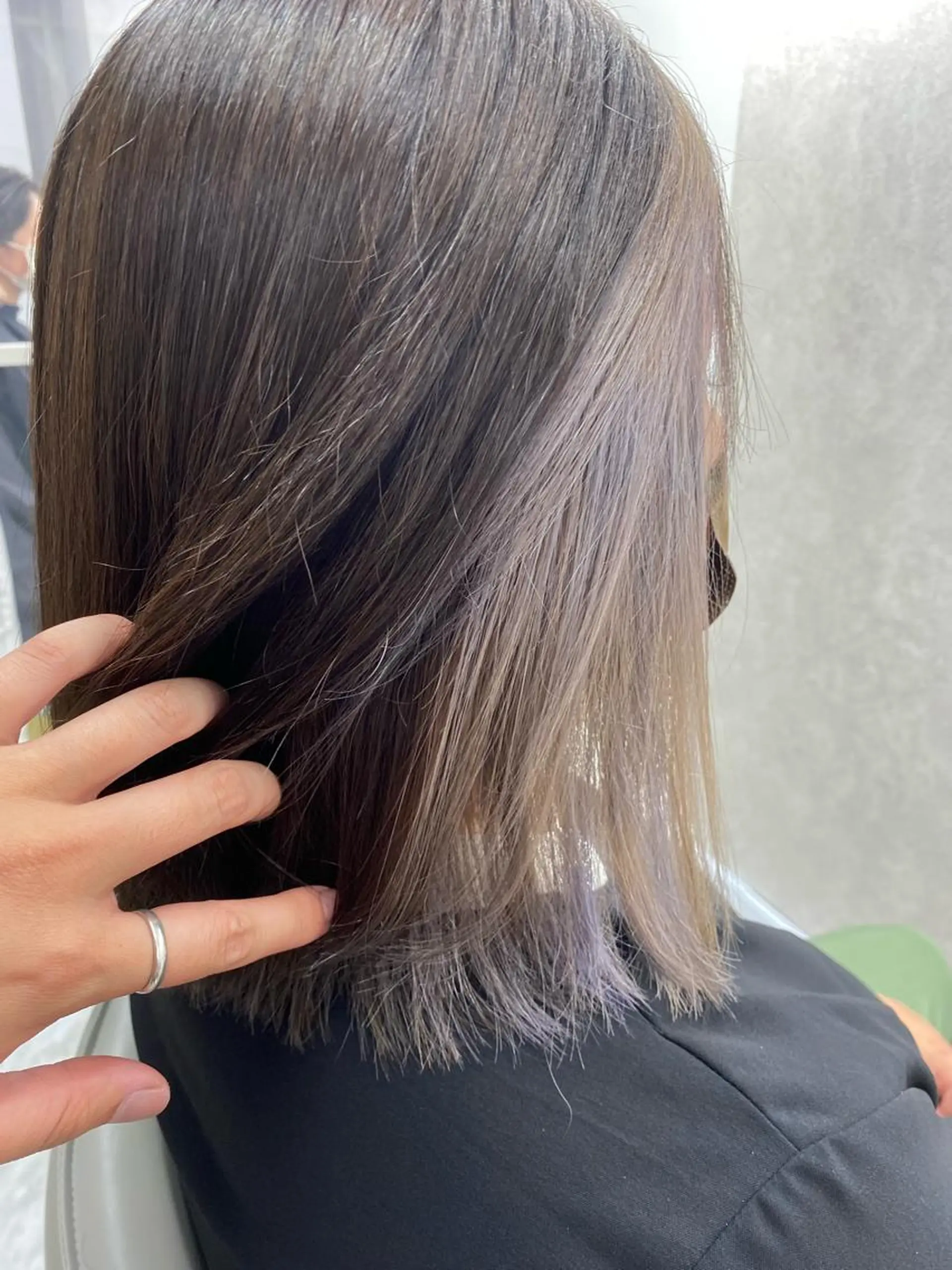 ミディアム カラー インナーカラー N/デザインカラー 🌿ナギのヘアスタイル