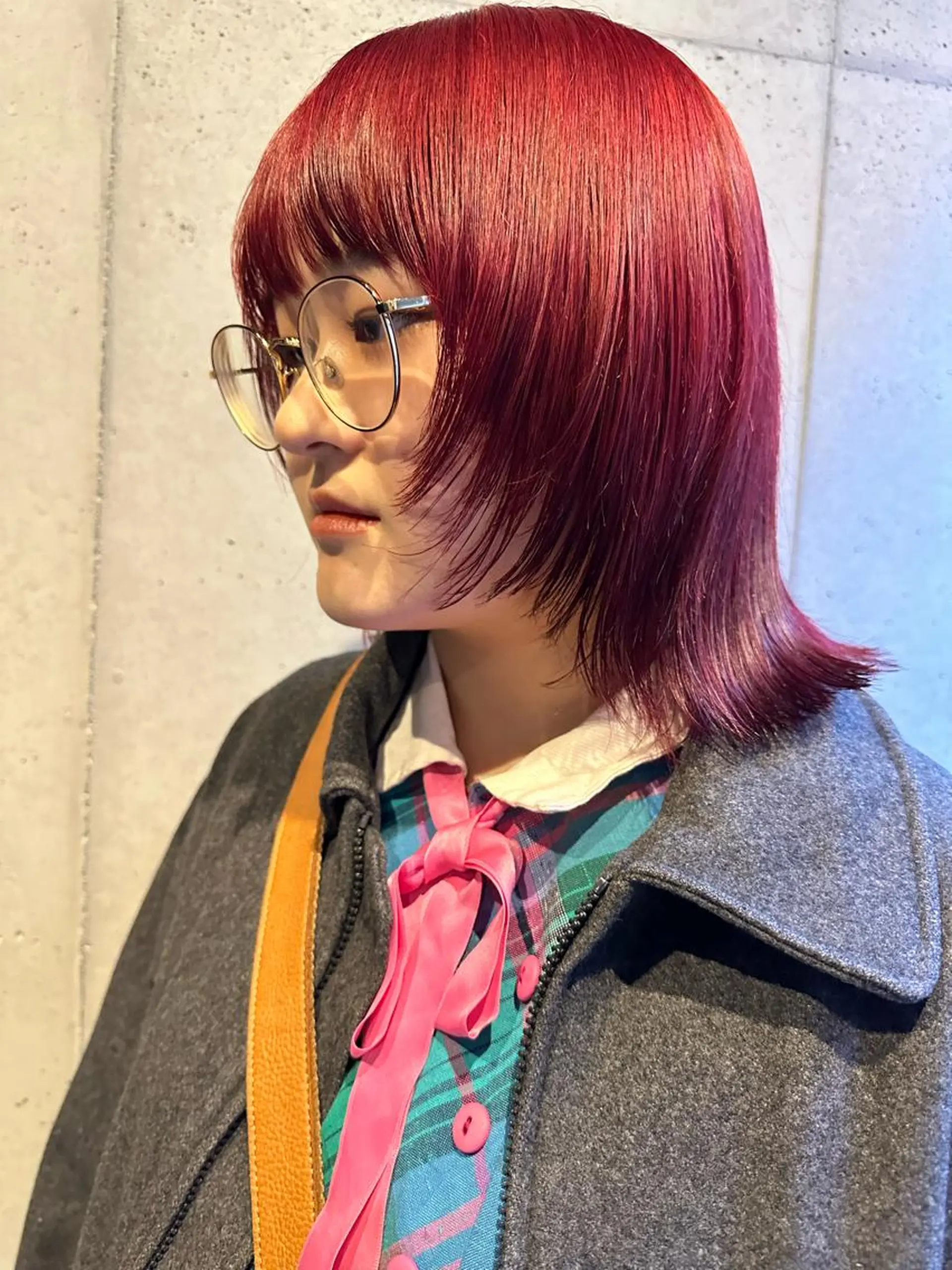 ショート カラー カット ヘアカラー トリートメント 似合わせウルフ/ レイヤー/山本祐輔のヘアスタイル