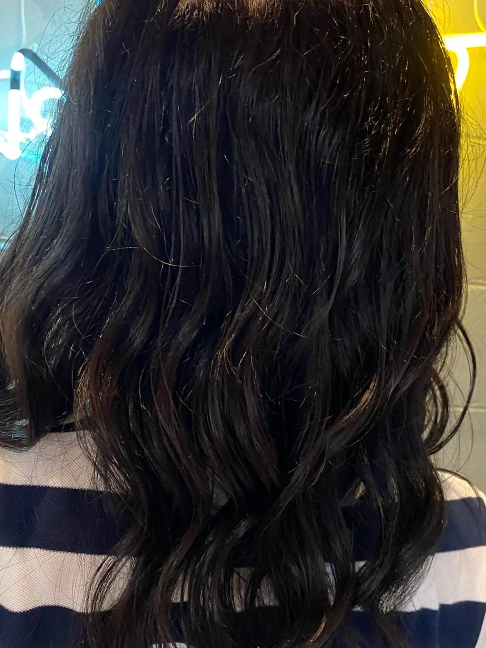 ミディアム カラー ヘアアレンジ ブラウンカラー 久米 治仁のヘアスタイル