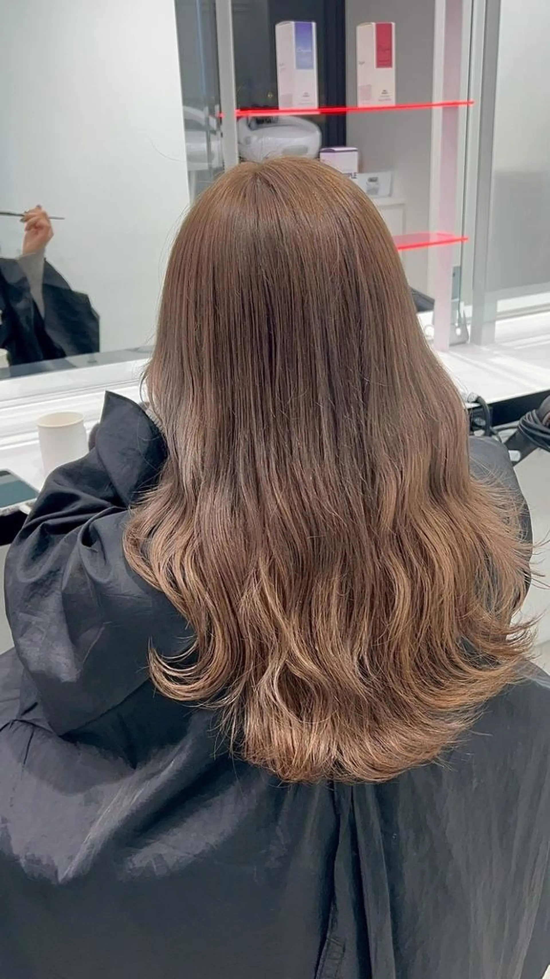 カラー *赤み撃退☘️透明感 トレンドカラー☘️のヘアスタイル