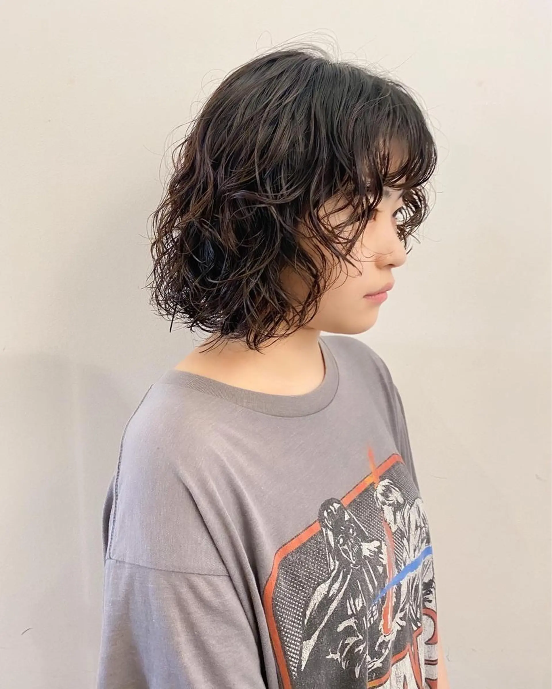 ミディアム パーマ レイヤー/パーマ /ウルフ/nabeのヘアスタイル