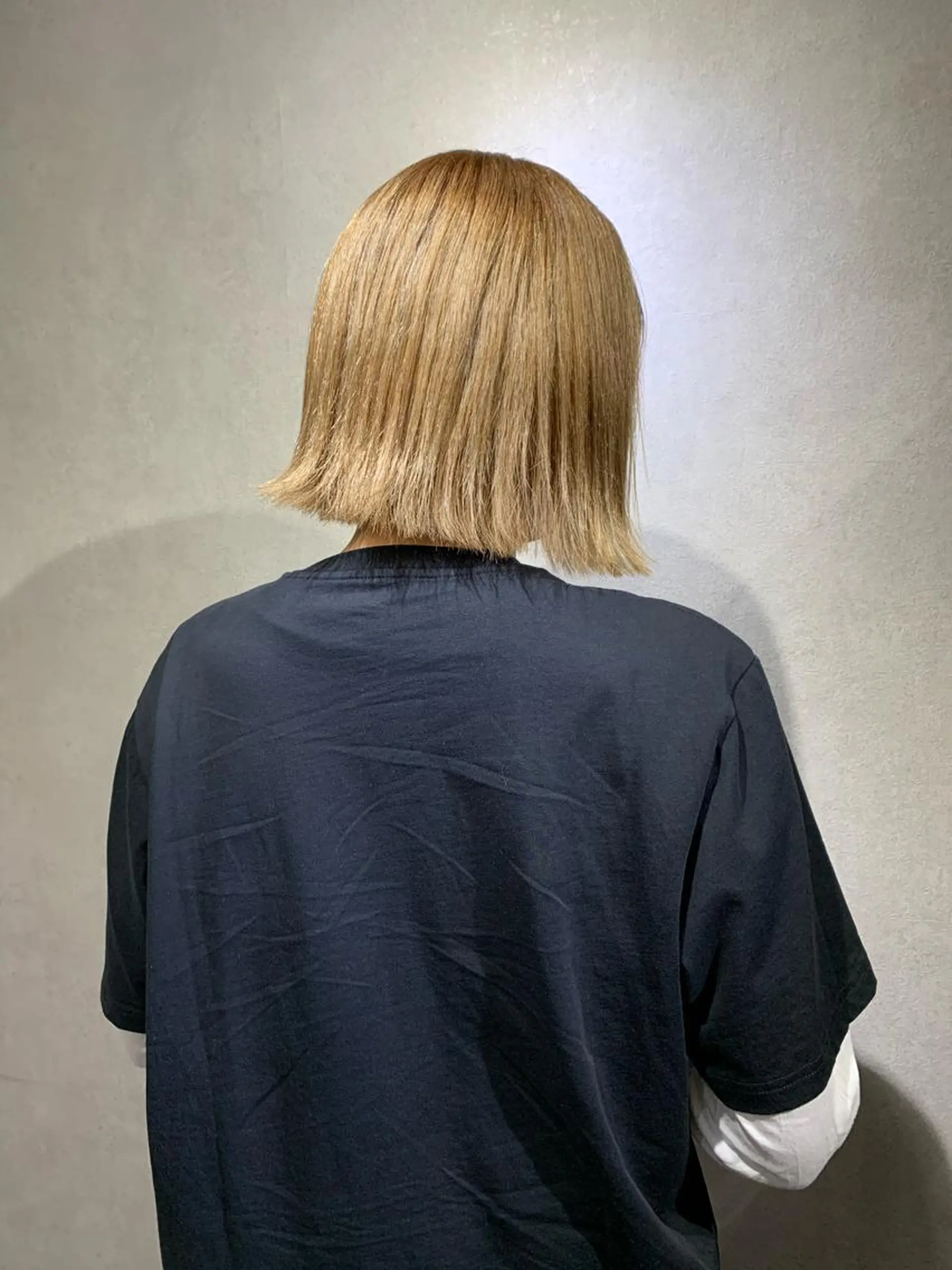 ショート 切りっぱなしボブ ボブ トリートメント ヘアカラー トリートメント 髪質改善＊韓国ヘア＊ レイヤー＊IBUKIのヘアスタイル