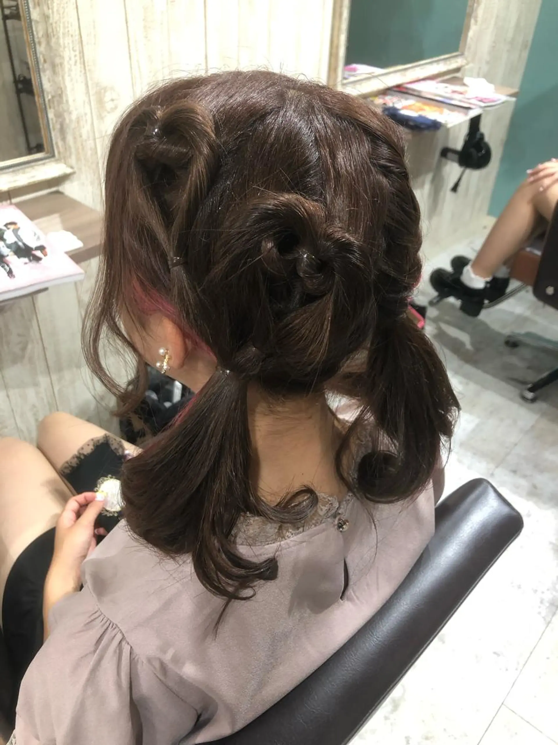 ヘアアレンジ みやもと まなみのヘアスタイル