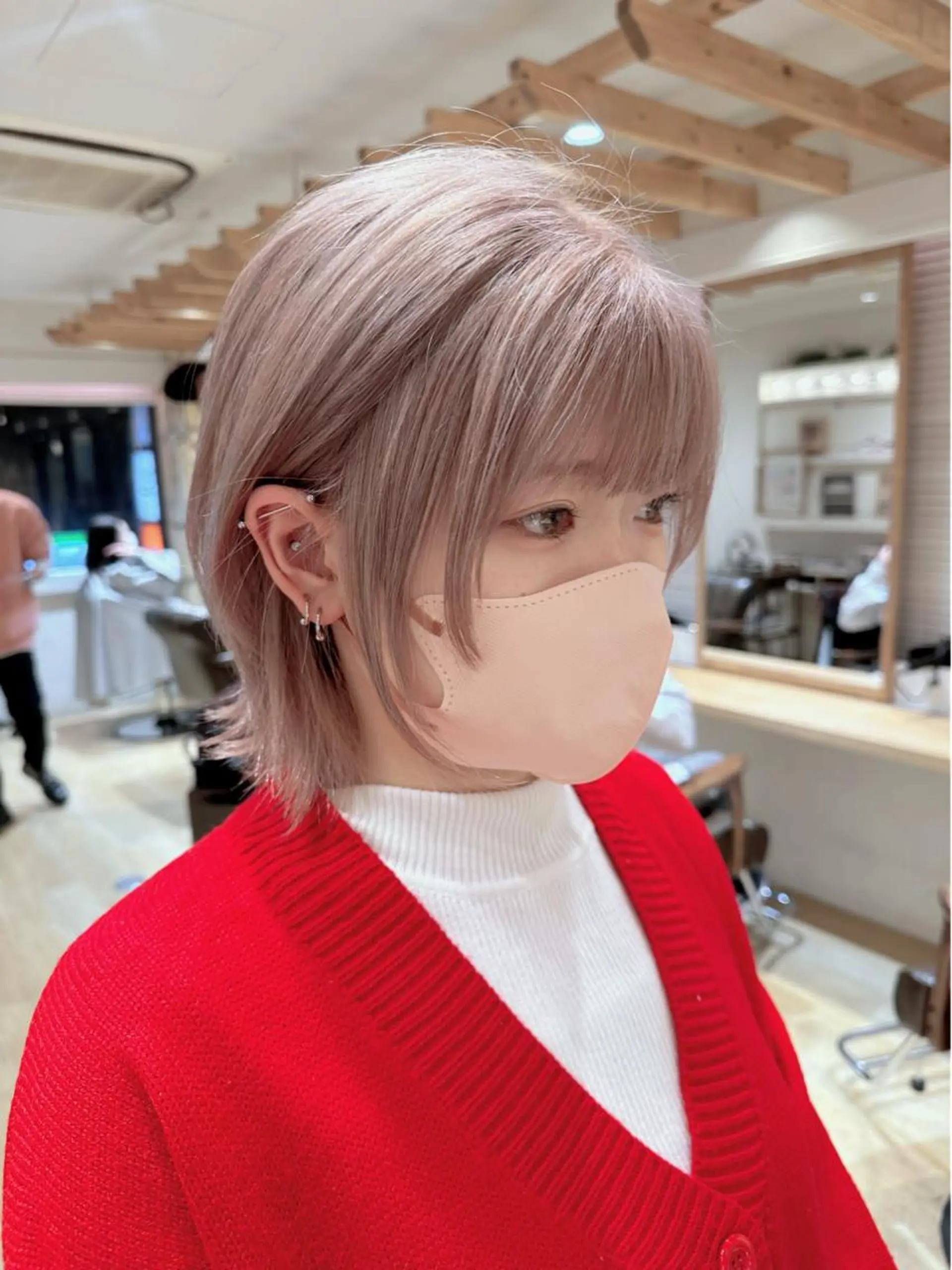 ショート ヘアカラー トリートメント 新宿 木下拓哉のヘアスタイル