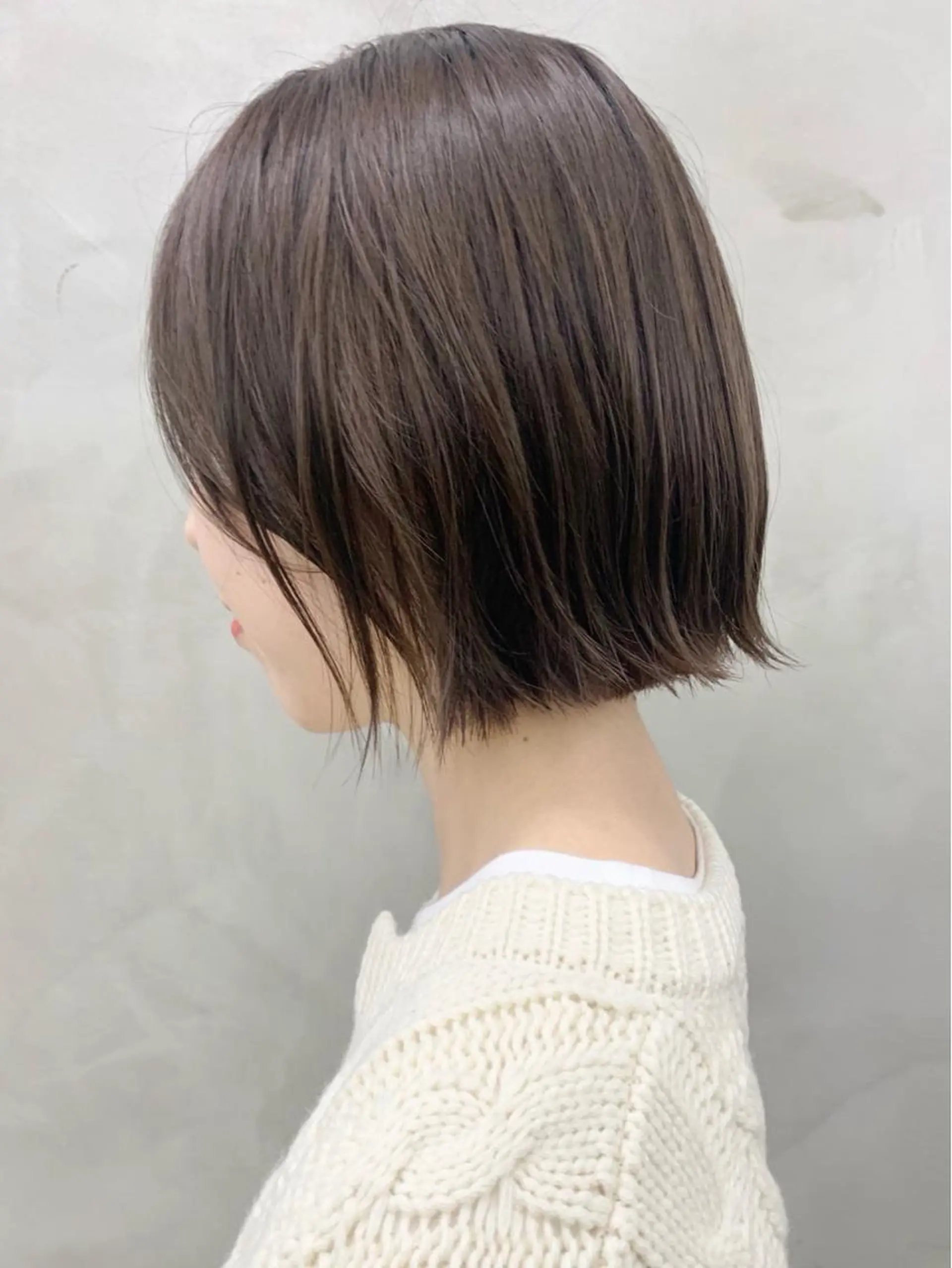 カラー 切りっぱなしボブ 透明感カラー イルミナカラー オレンジ ボブ ヘッドスパ (女性限定)🍋モエのヘアスタイル