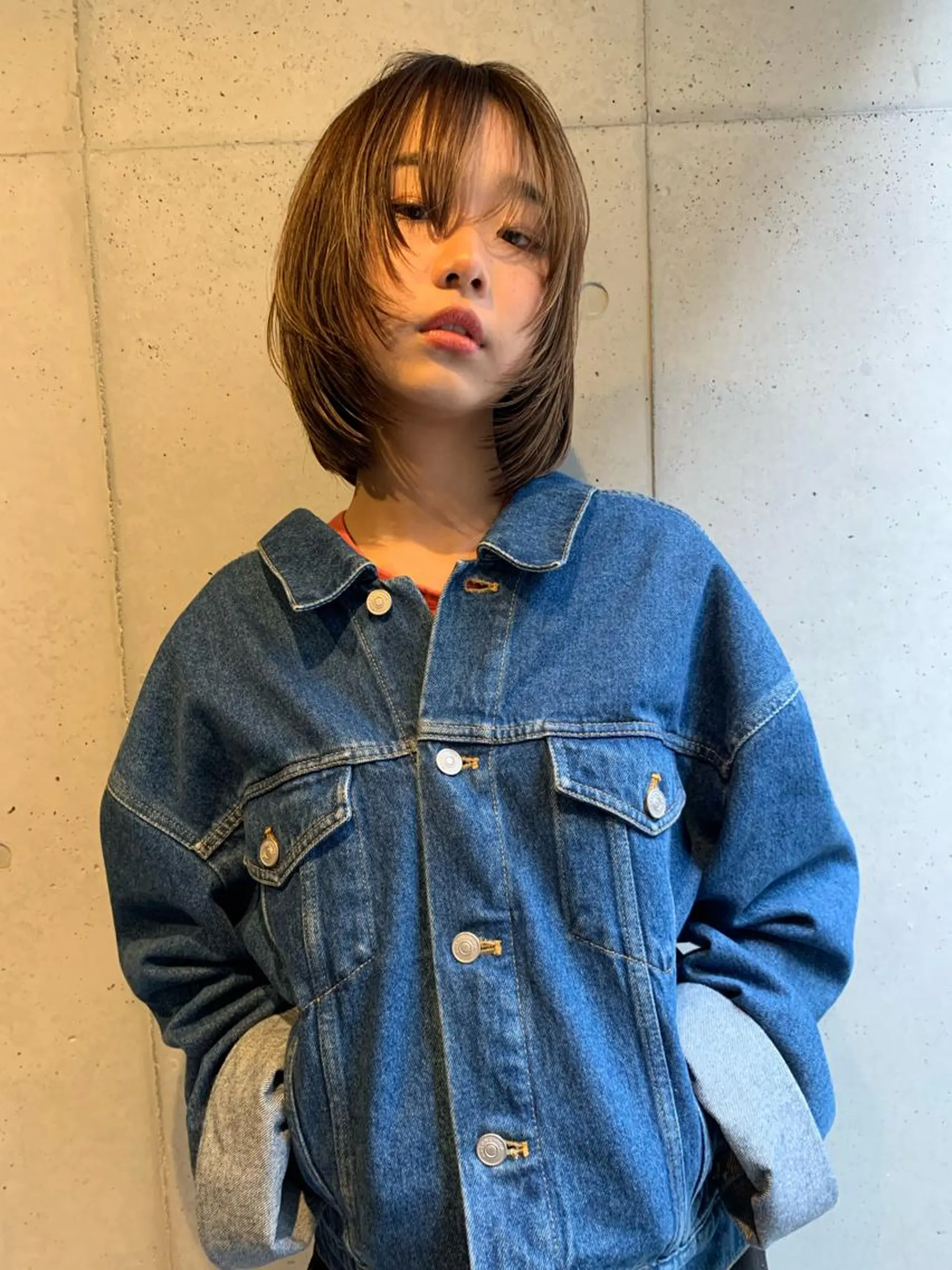 ショート カラー 似合わせウルフ/ レイヤー/山本祐輔のヘアスタイル