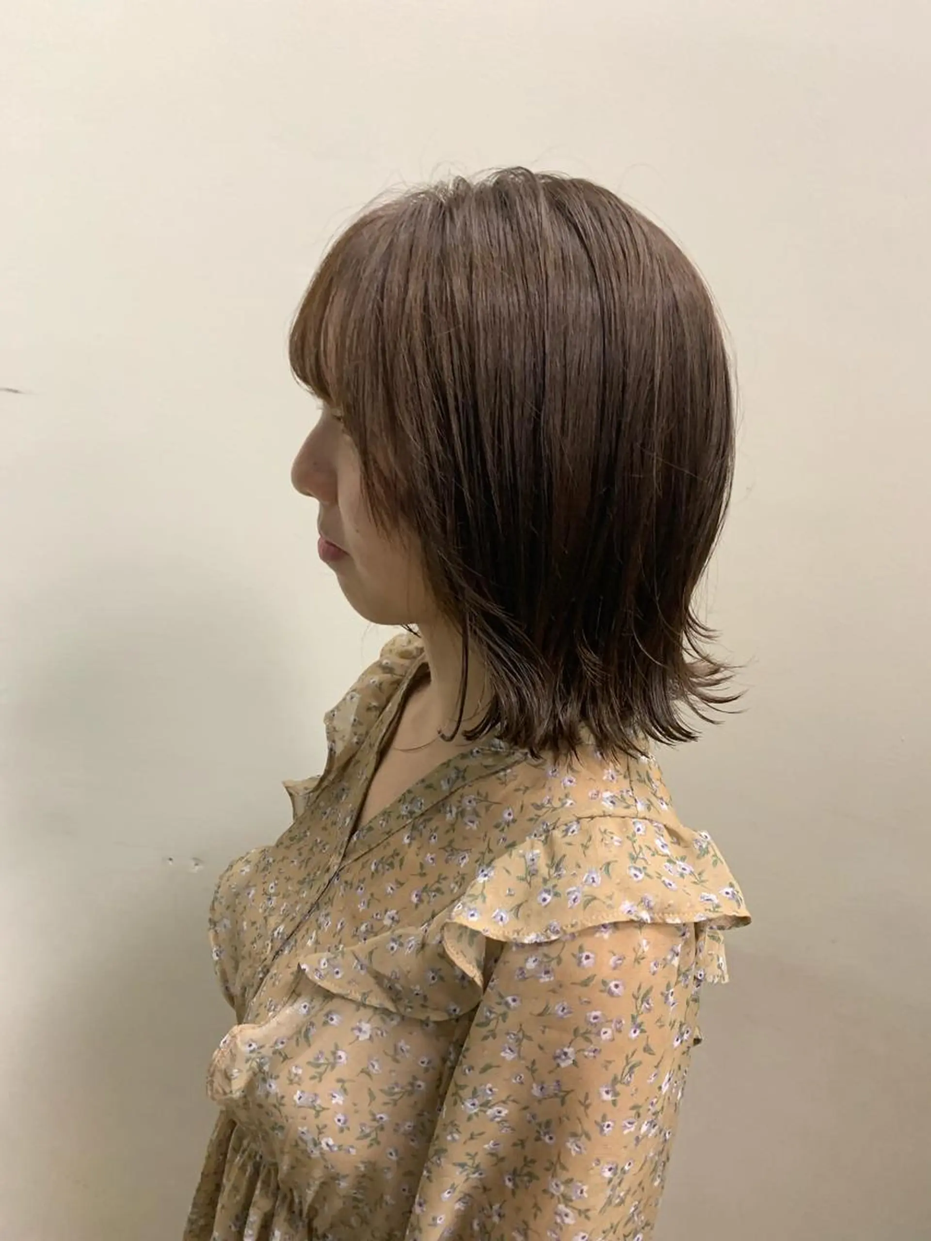 ミディアム カラー ボブ指名No.1/ ボブパーマ/ユキのヘアスタイル