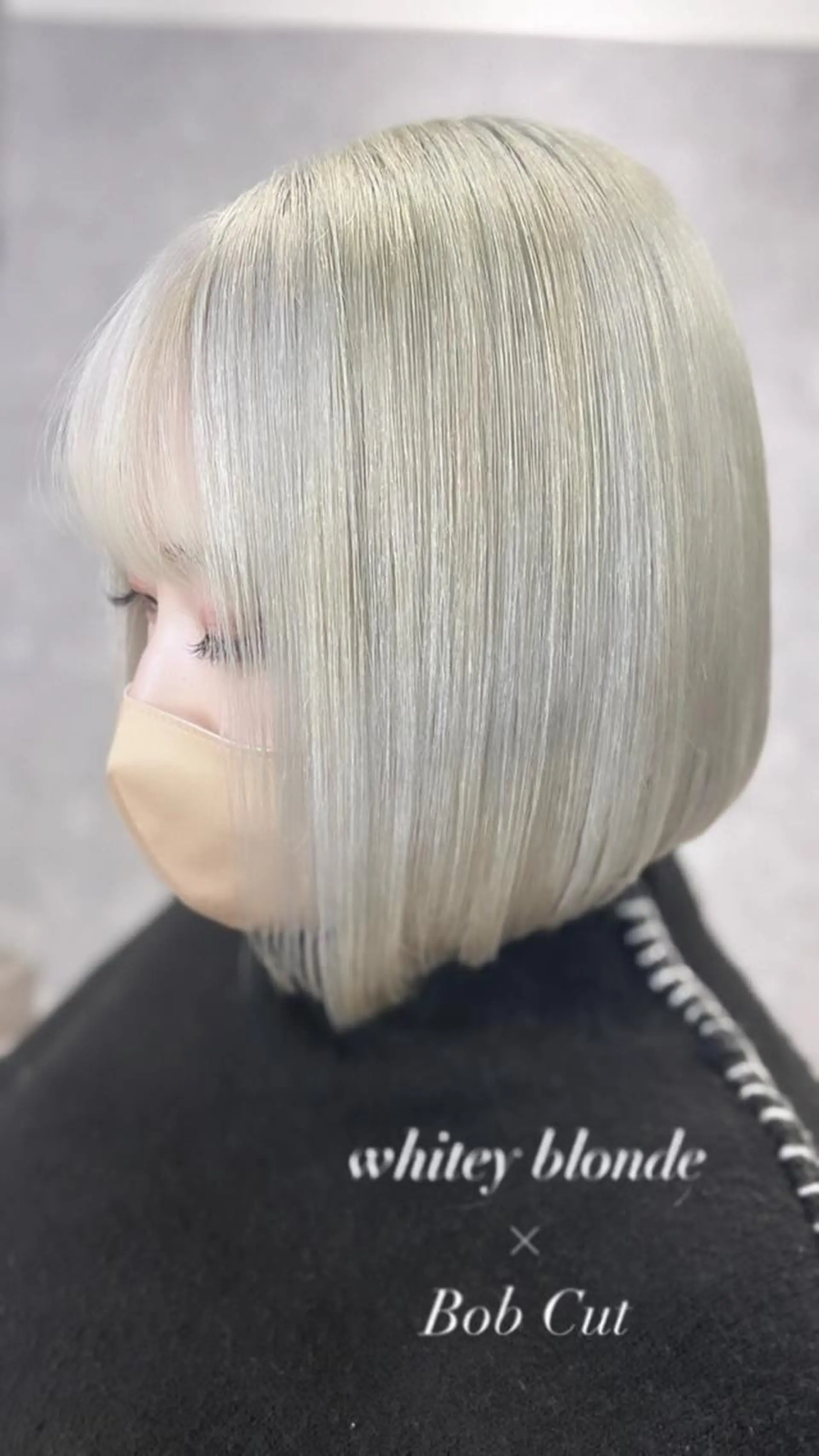 カラー mimiiy梅田 中崎町ハイトーンのヘアスタイル