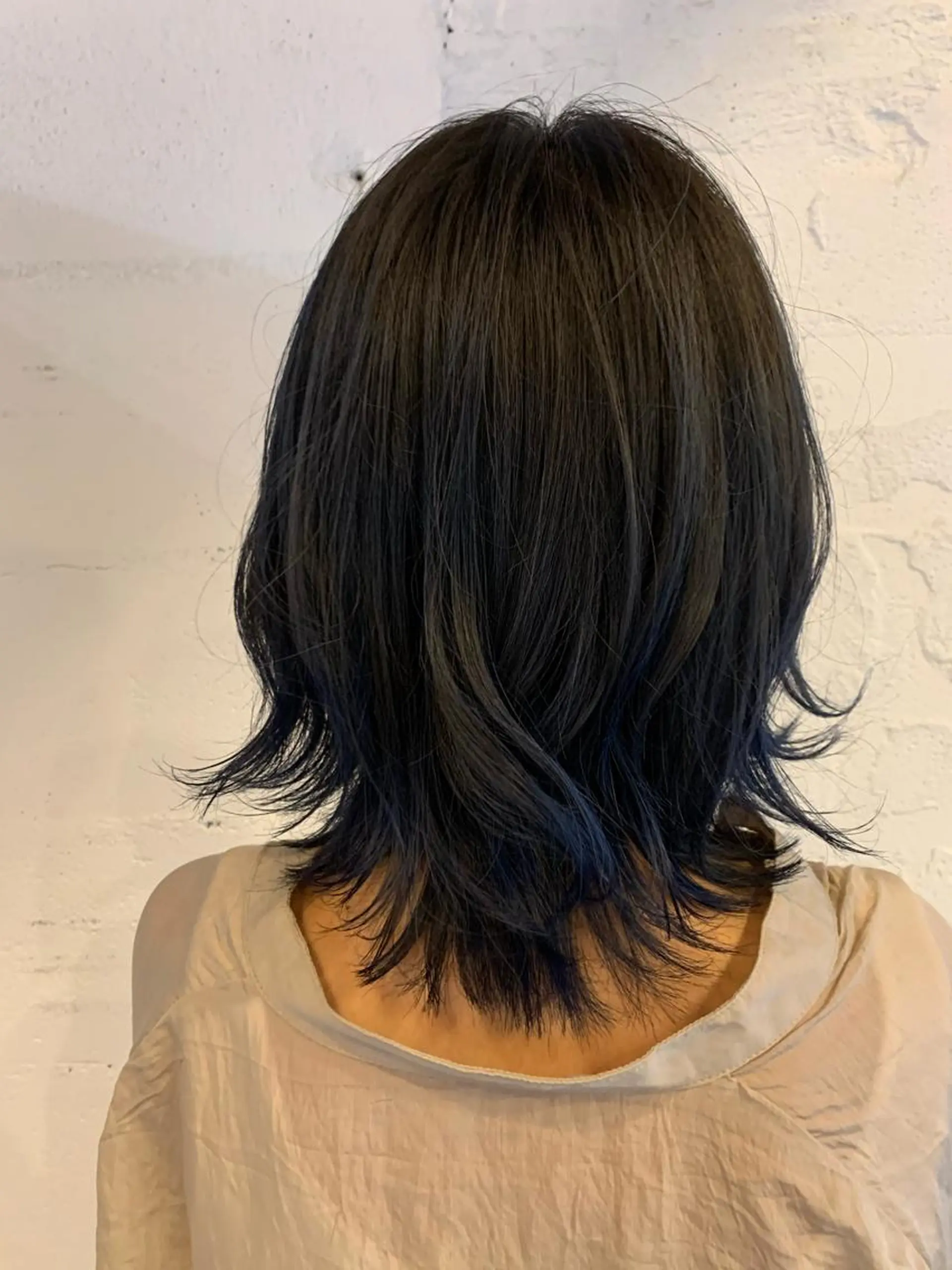 ミディアム カット パーマ トリートメント 髪質改善🌈 tomomiのヘアスタイル