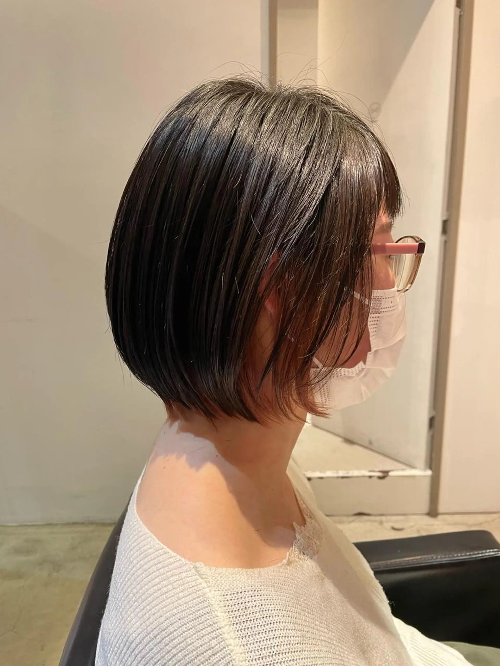 ショート タケウチ サオリのヘアスタイル