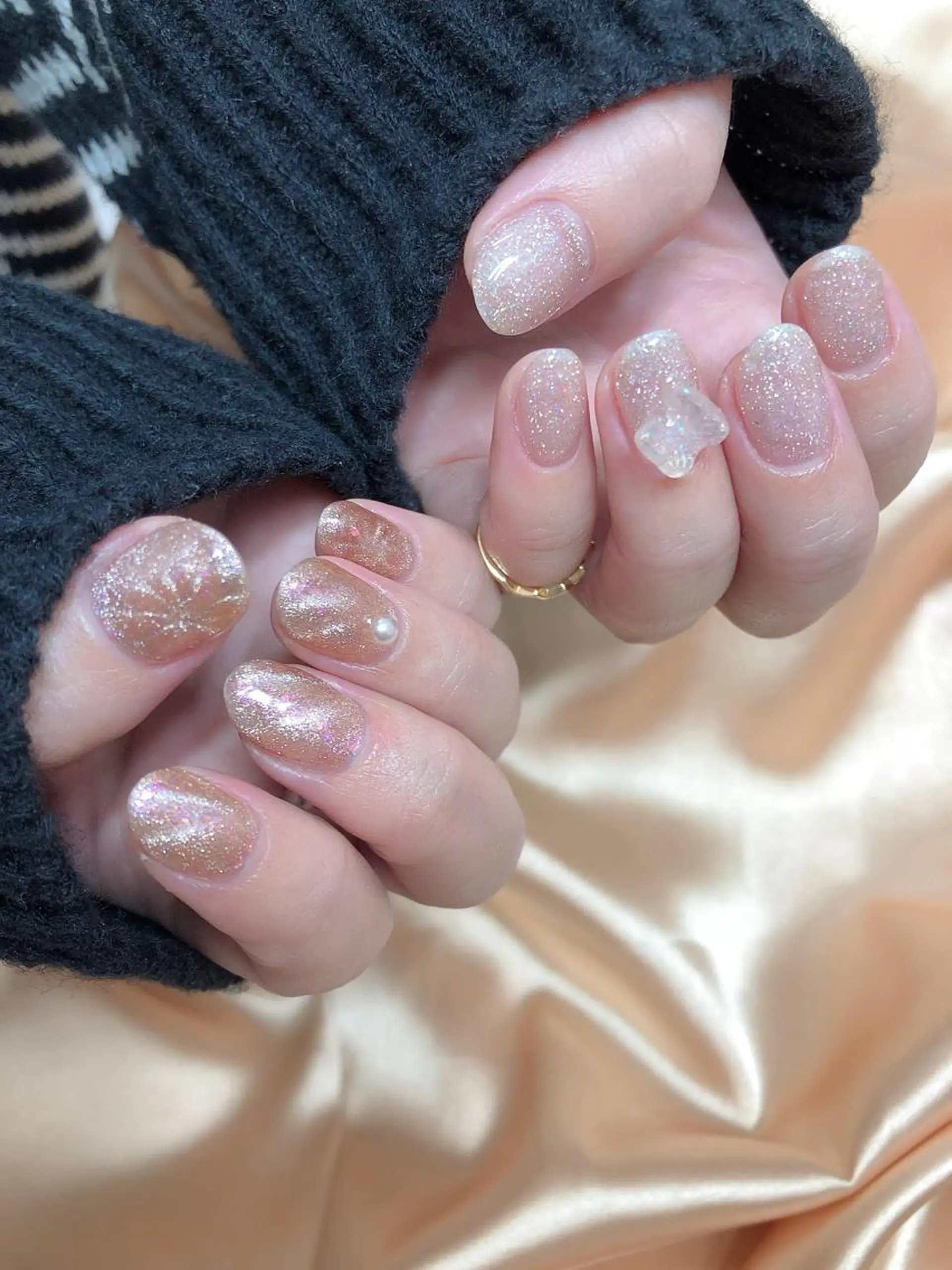 ミディアム ネイル Reonail 💕Kana💕のネイルデザイン