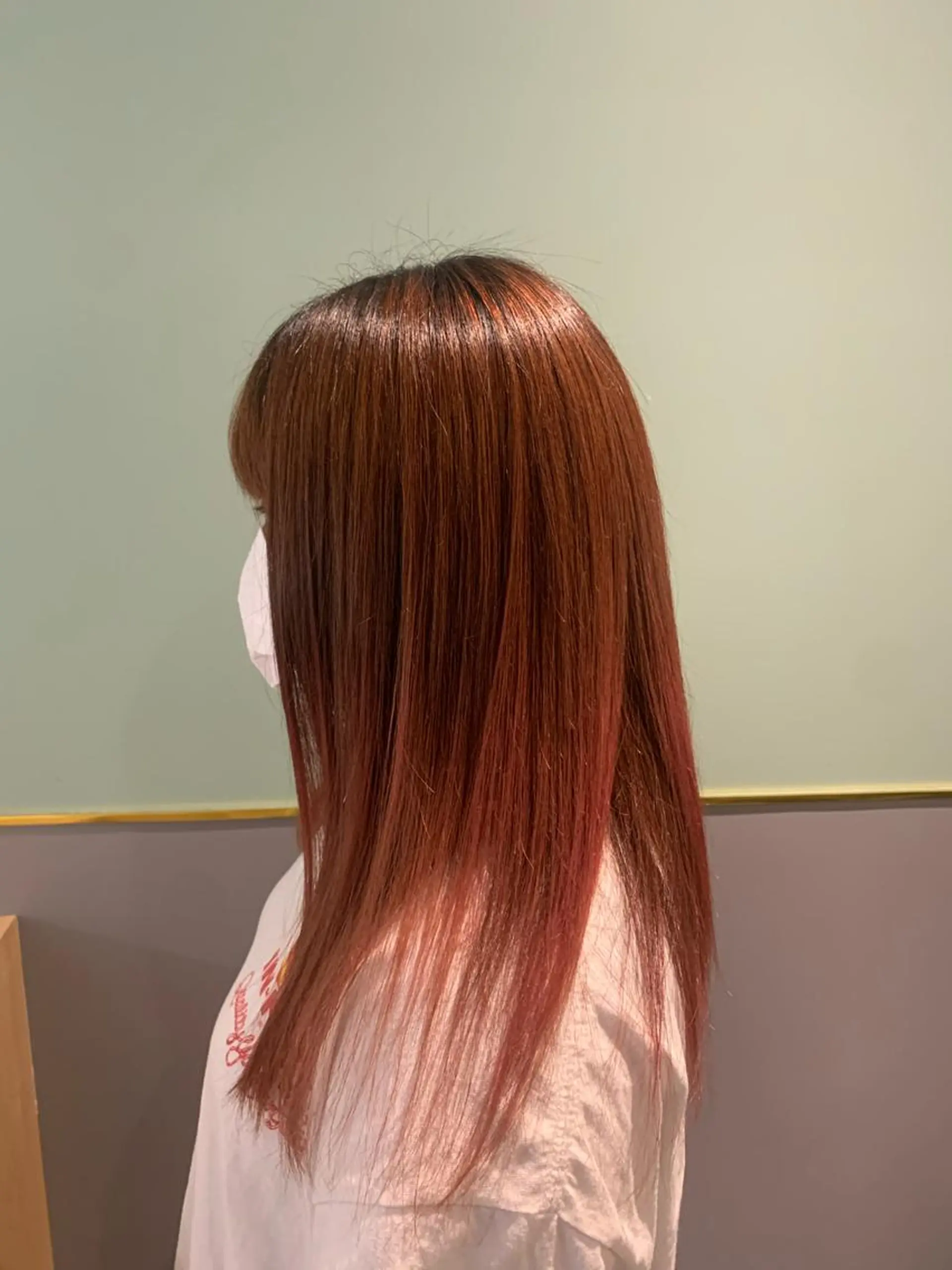 セミロング カット 縮毛矯正 トリートメント ハイトーン/メンズ/ ウルフ特化 小松のヘアスタイル