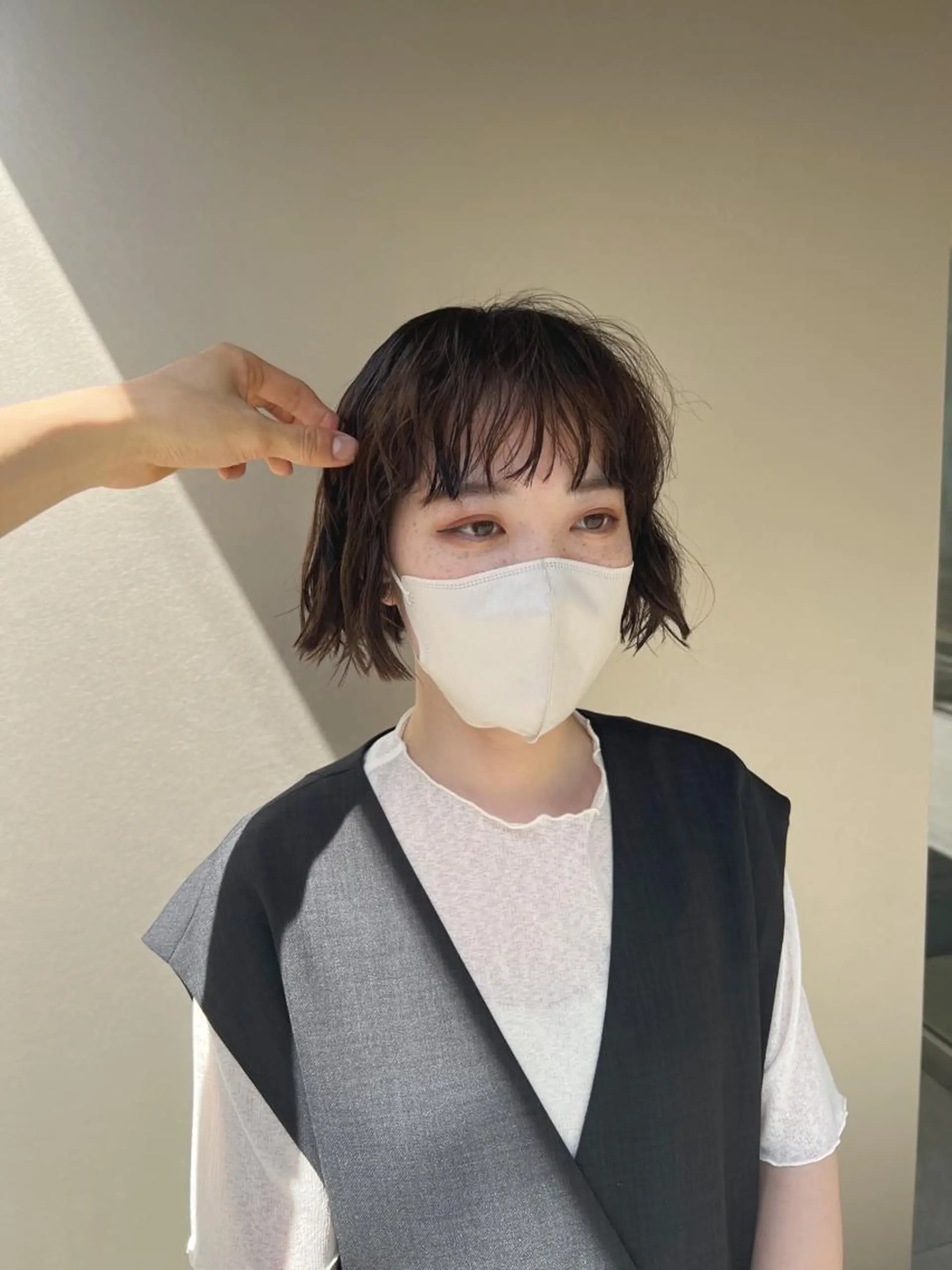 パーマ ボブパーマコテ巻き風 パーマNo1深江秀平のヘアスタイル