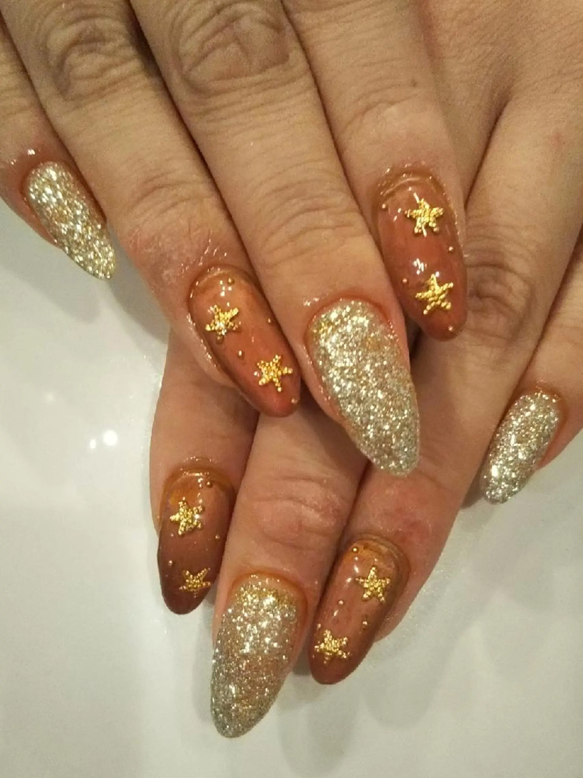 ネイル キラキラネイル ハンドネイル private salon mieのネイルデザイン