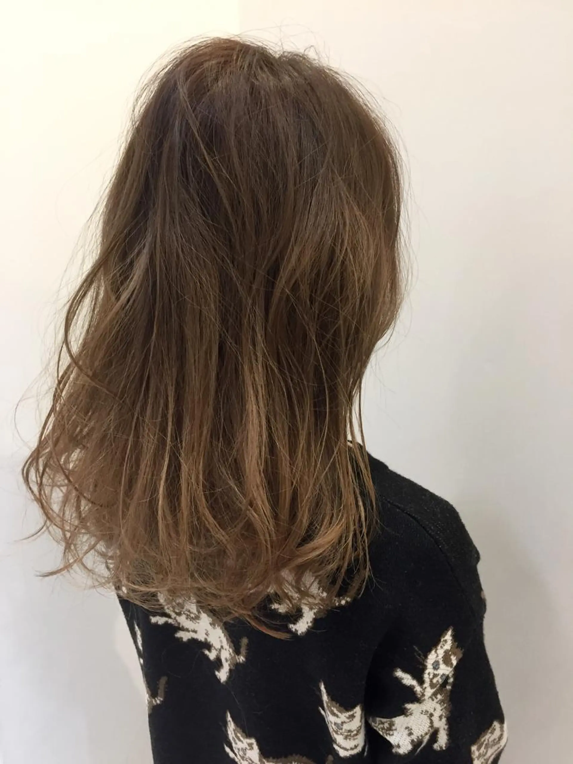 ロング カラー シールエクステ⭐️ オオミタクヤのヘアスタイル